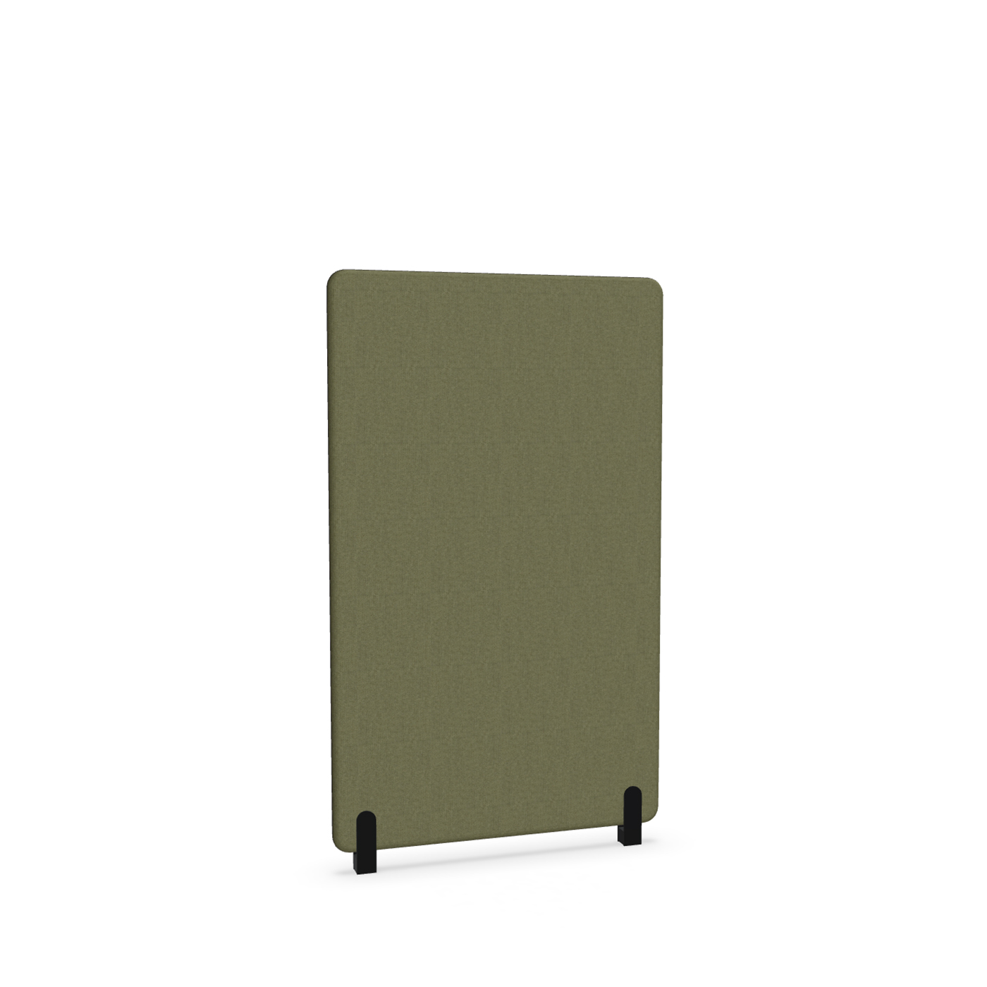 Image of Trennwand Mdd Sonic 90x145 cm, Distanzfüsse, Olivgrün/Schwarz, Neu