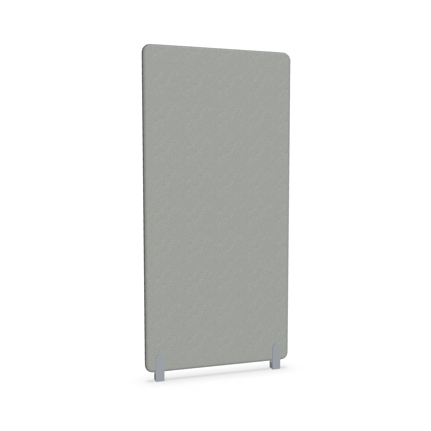 Image of Trennwand Mdd Sonic 90x185 cm, Distanzfüsse, Grau/Silbergrau, Neu