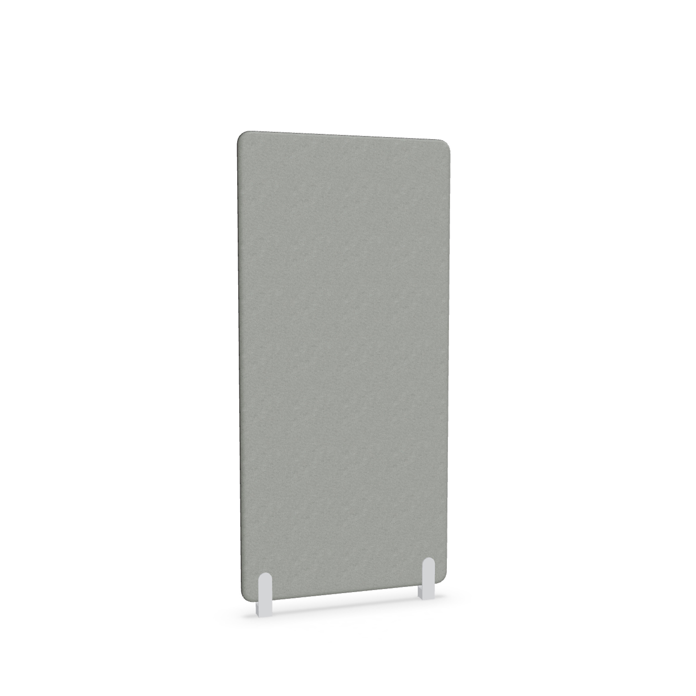 Image of Trennwand Mdd Sonic 80x165 cm, Distanzfüsse, Grau/Weiss, Neu