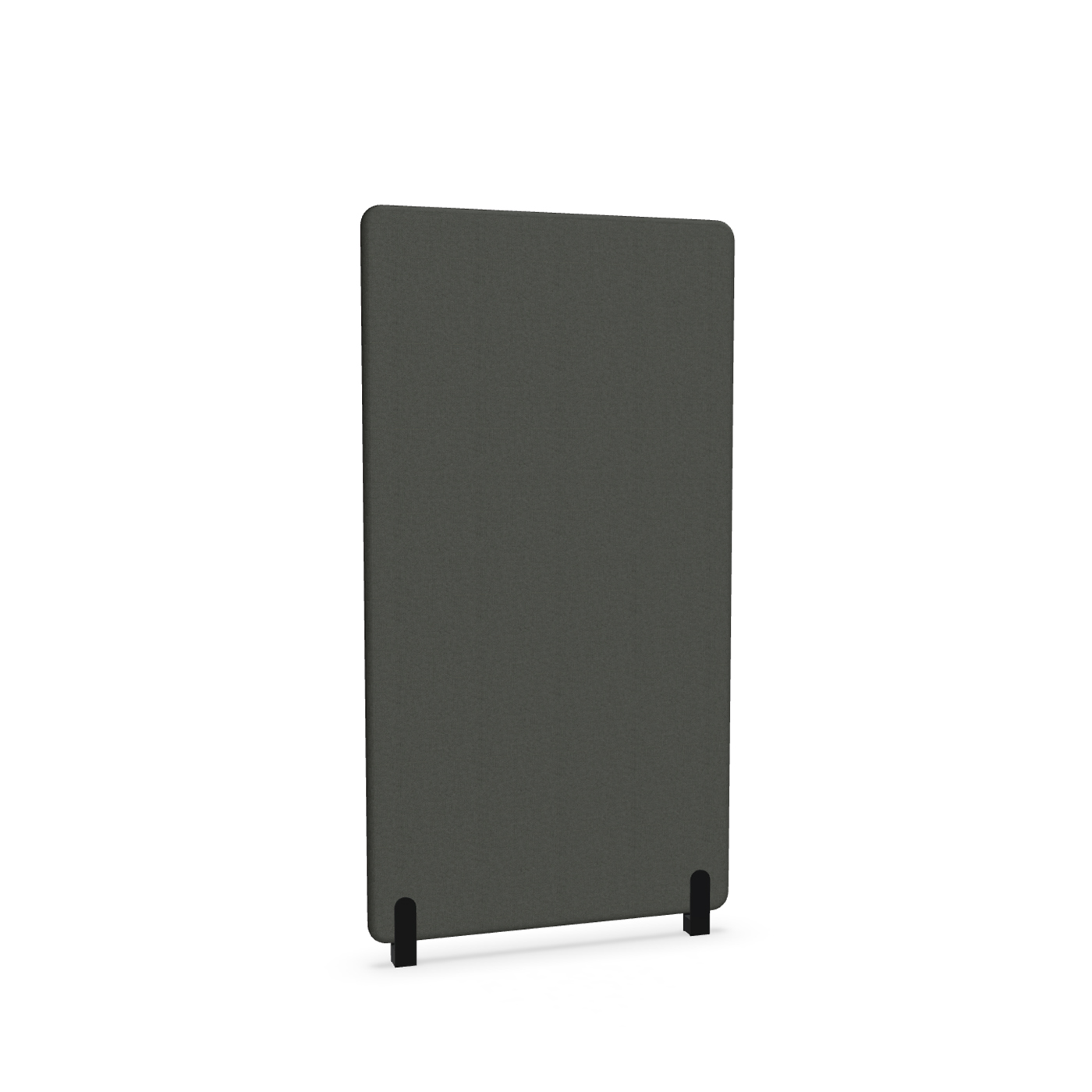 Image of Trennwand Mdd Sonic 90x165 cm, Distanzfüsse, Schwarz/Schwarz, Neu