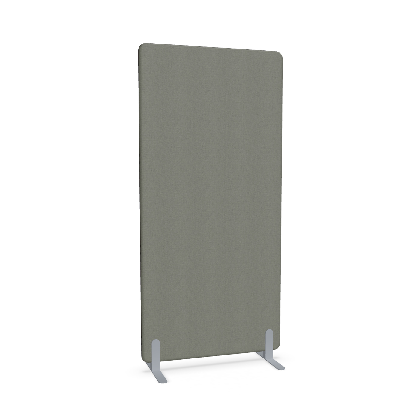 Image of Trennwand Mdd Sonic 90x185 cm, Freistehende Füsse, Anthrazit/Silbergrau, Neu
