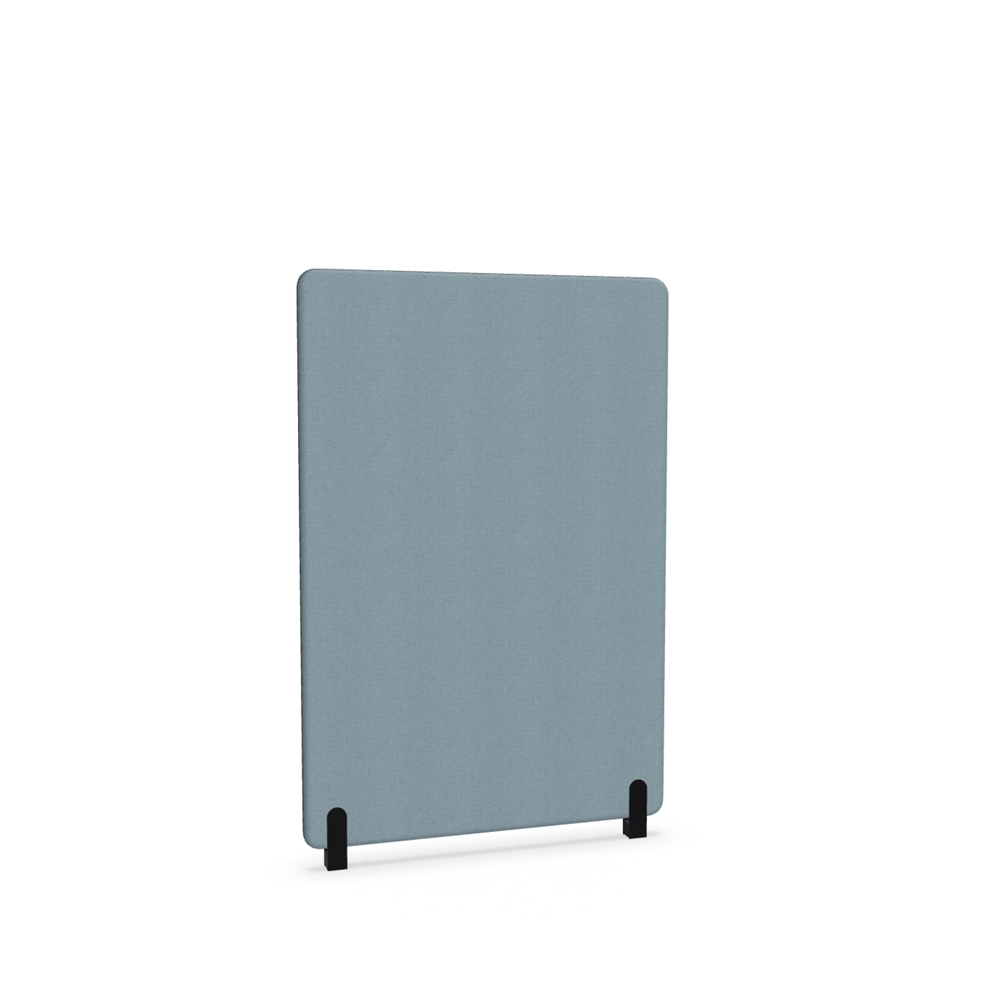 Image of Trennwand Mdd Sonic 100x145 cm, Distanzfüsse, Blau/Schwarz, Neu