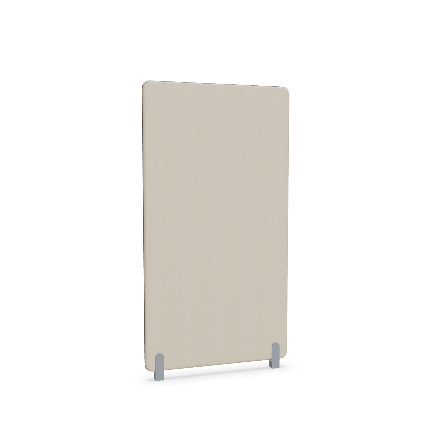 Image of Trennwand Mdd Sonic 90x165 cm, Distanzfüsse, Beige/Silbergrau, Neu