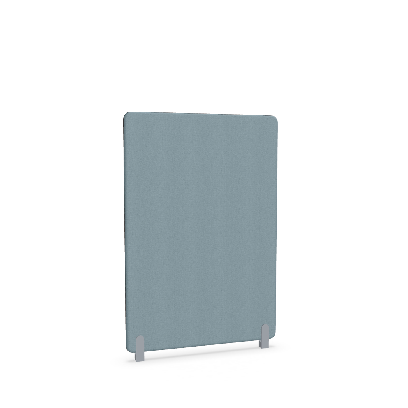 Image of Trennwand Mdd Sonic 100x145 cm, Distanzfüsse, Blau/Silbergrau, Neu