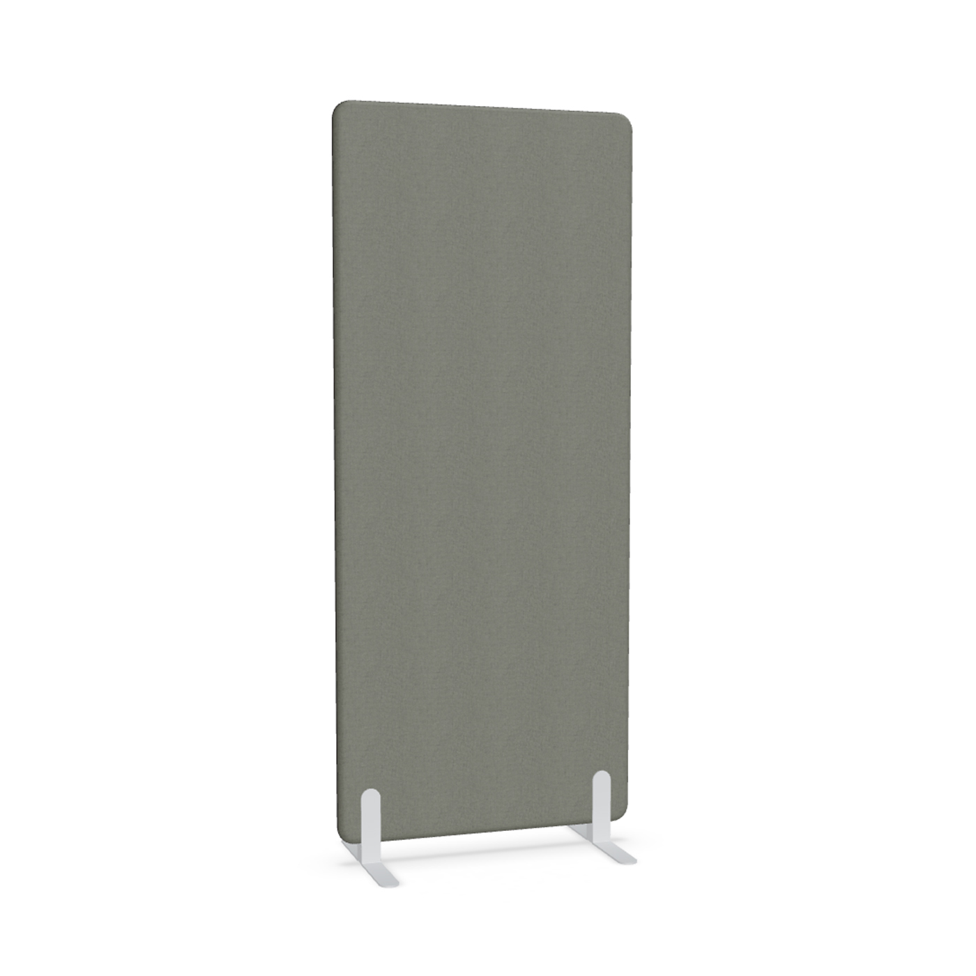 Image of Trennwand Mdd Sonic 80x185 cm, Freistehende Füsse, Anthrazit/Weiss, Neu