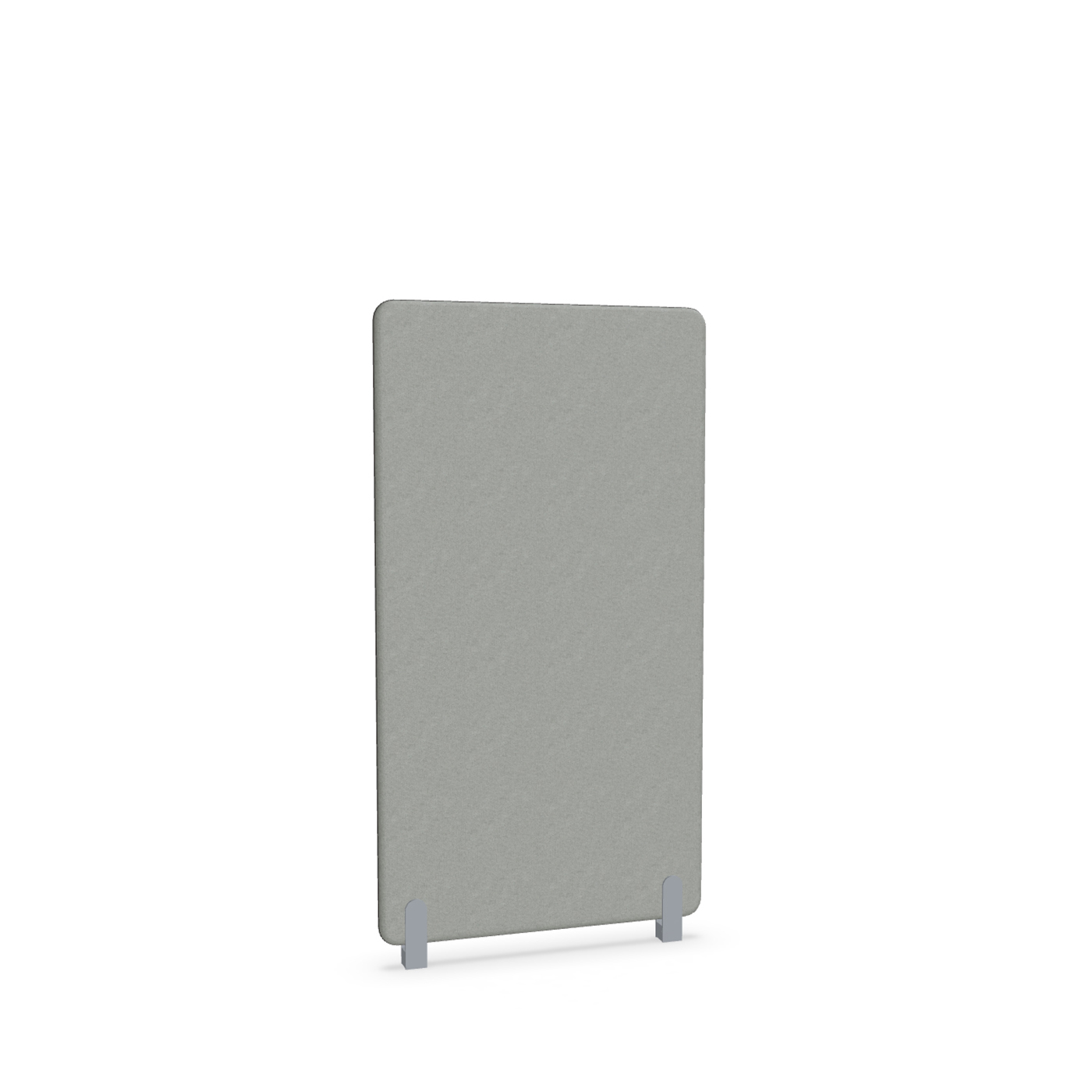 Image of Trennwand Mdd Sonic 80x145 cm, Distanzfüsse, Grau/Silbergrau, Neu