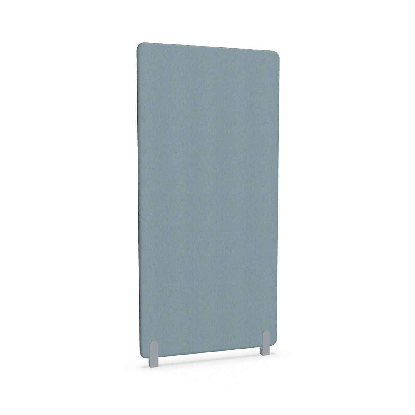 Image of Trennwand Mdd Sonic 90x185 cm, Distanzfüsse, Blau/Silbergrau, Neu