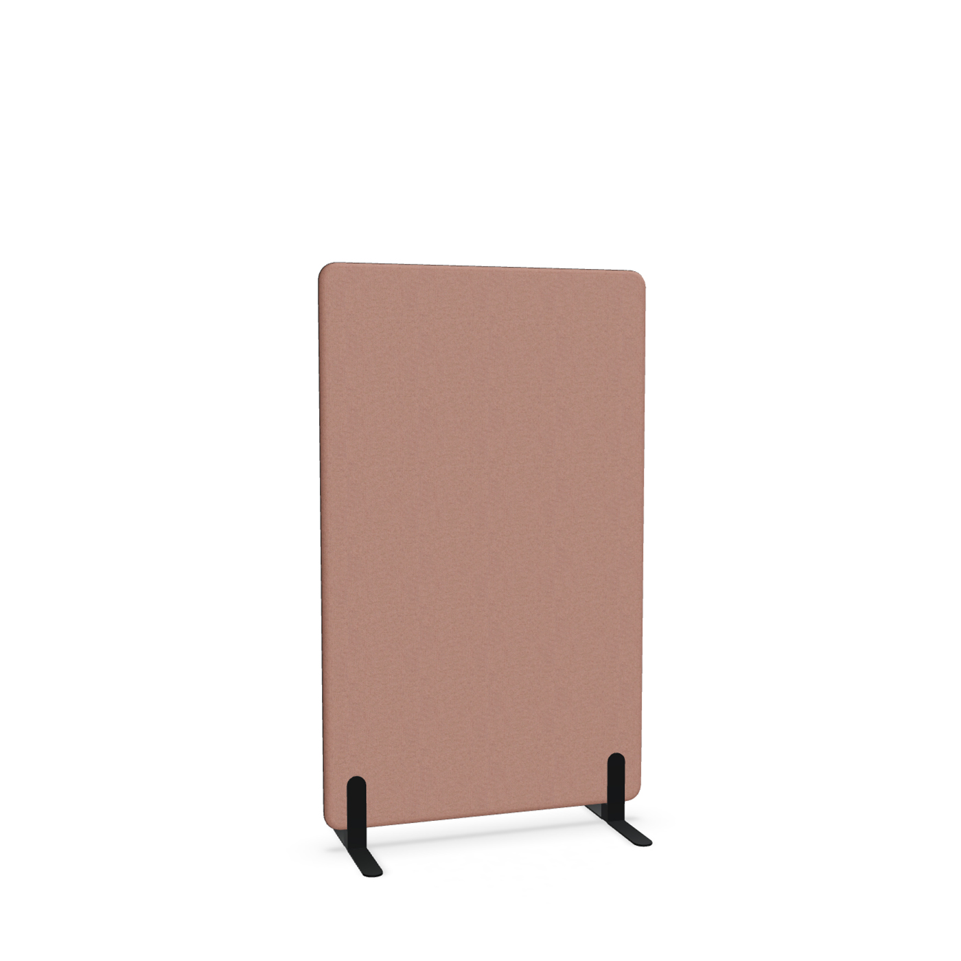 Image of Trennwand Mdd Sonic 90x145 cm, Freistehende Füsse, Rosa/Schwarz, Neu