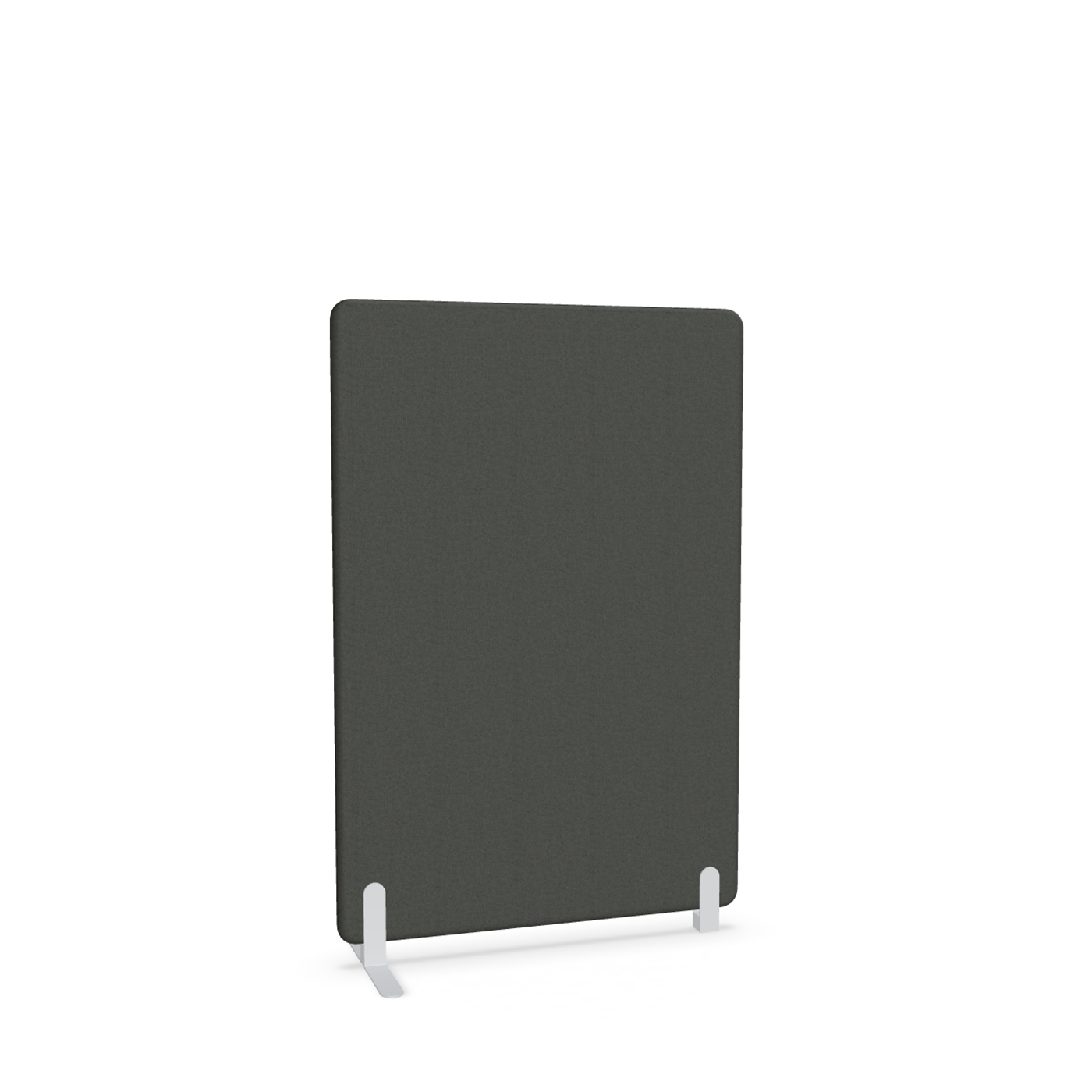 Image of Trennwand Mdd Sonic 100x145 cm, Freistehender Fuss und Distanzfuss, Schwarz/Weiss, Neu