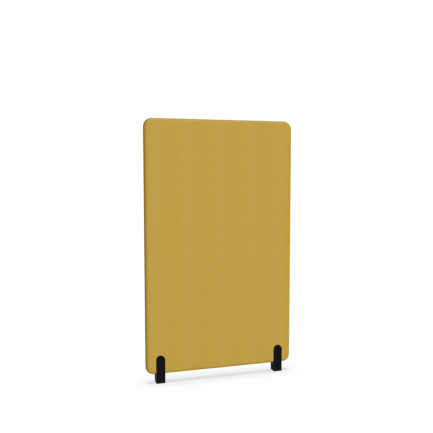 Image of Trennwand Mdd Sonic 90x145 cm, Distanzfüsse, Gelb/Schwarz, Neu