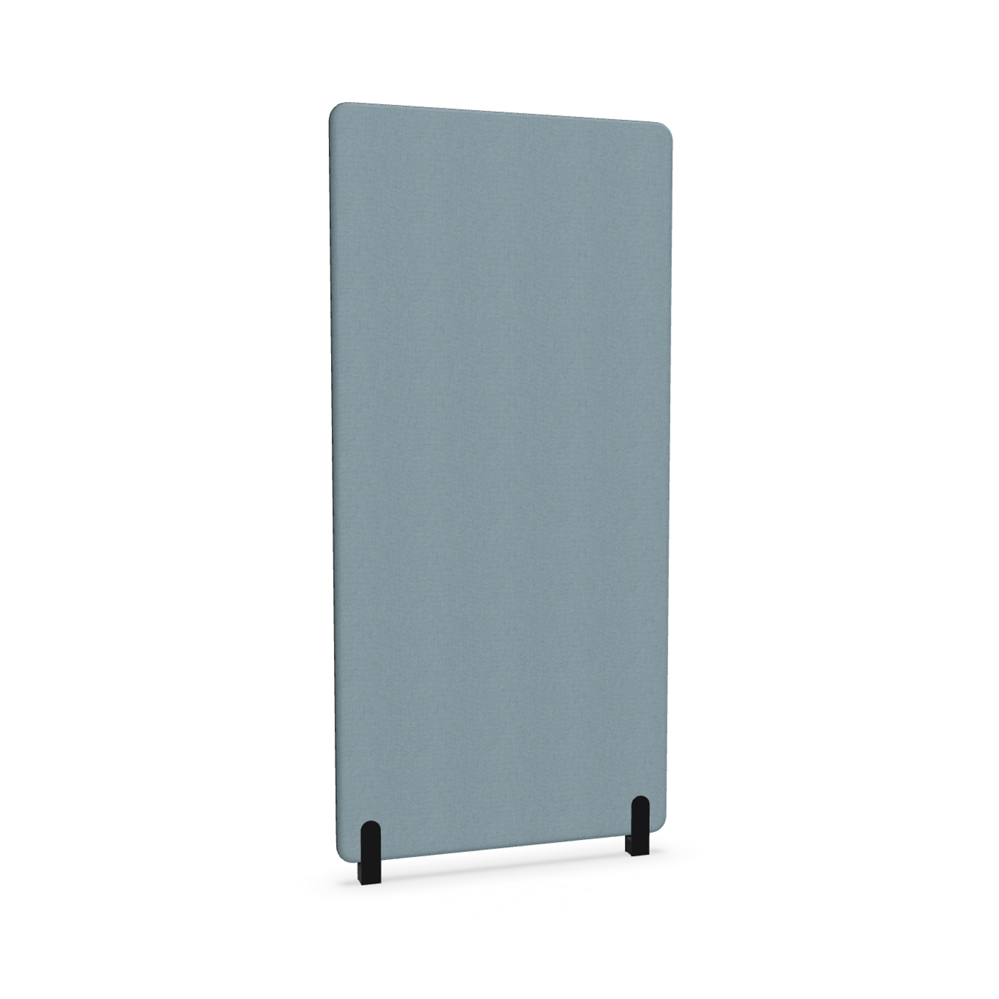 Image of Trennwand Mdd Sonic 90x185 cm, Distanzfüsse, Blau/Schwarz, Neu