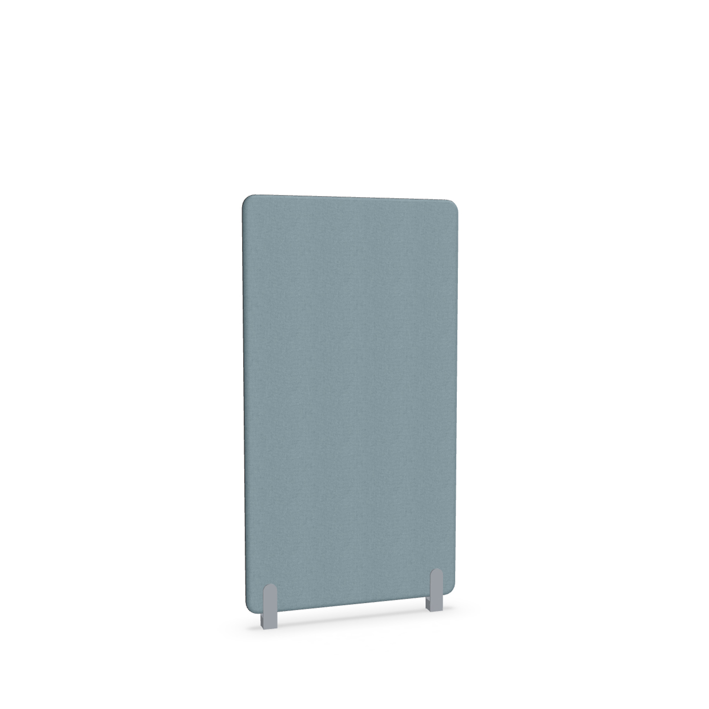 Image of Trennwand Mdd Sonic 80x145 cm, Distanzfüsse, Blau/Silbergrau, Neu