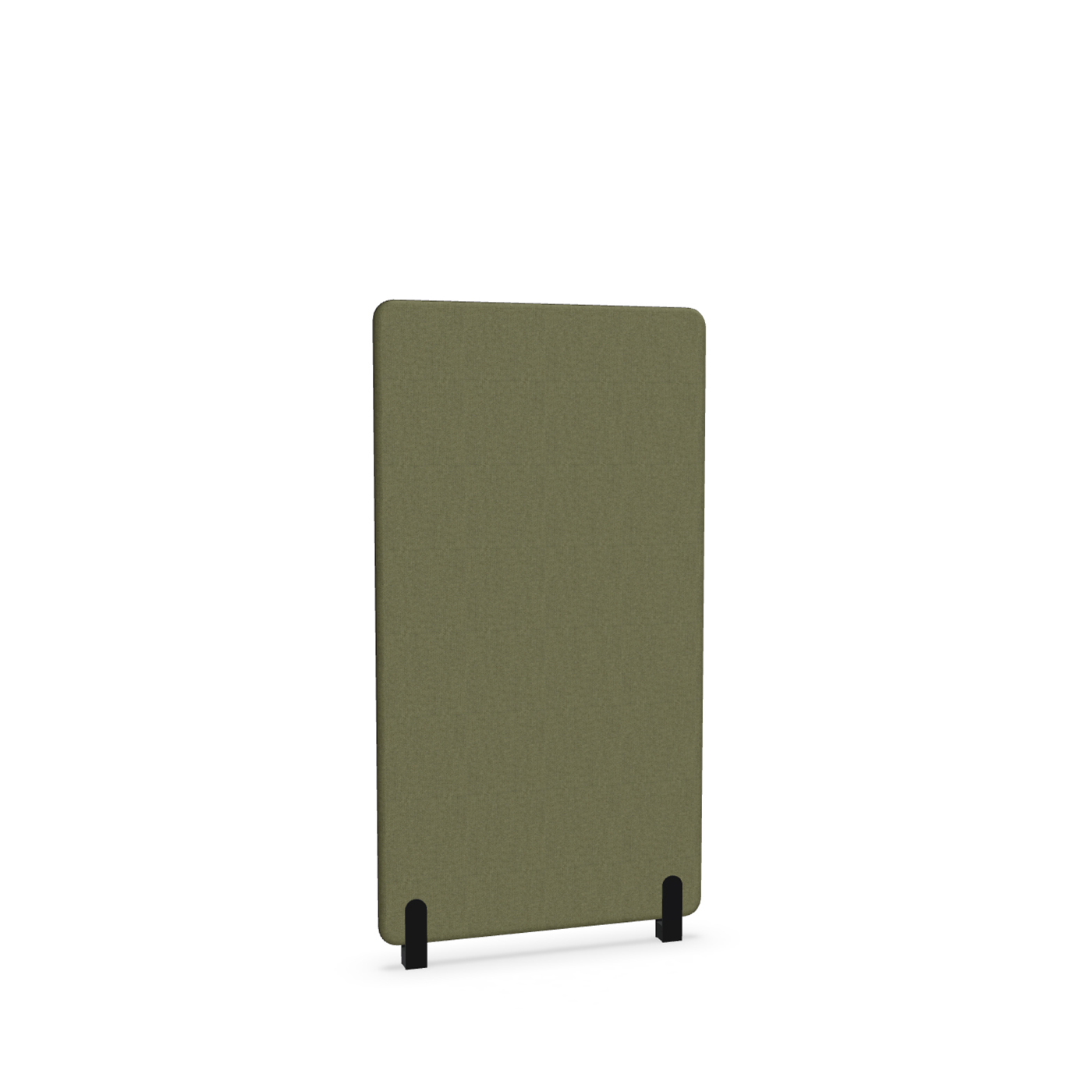 Image of Trennwand Mdd Sonic 80x145 cm, Distanzfüsse, Olivgrün/Schwarz, Neu