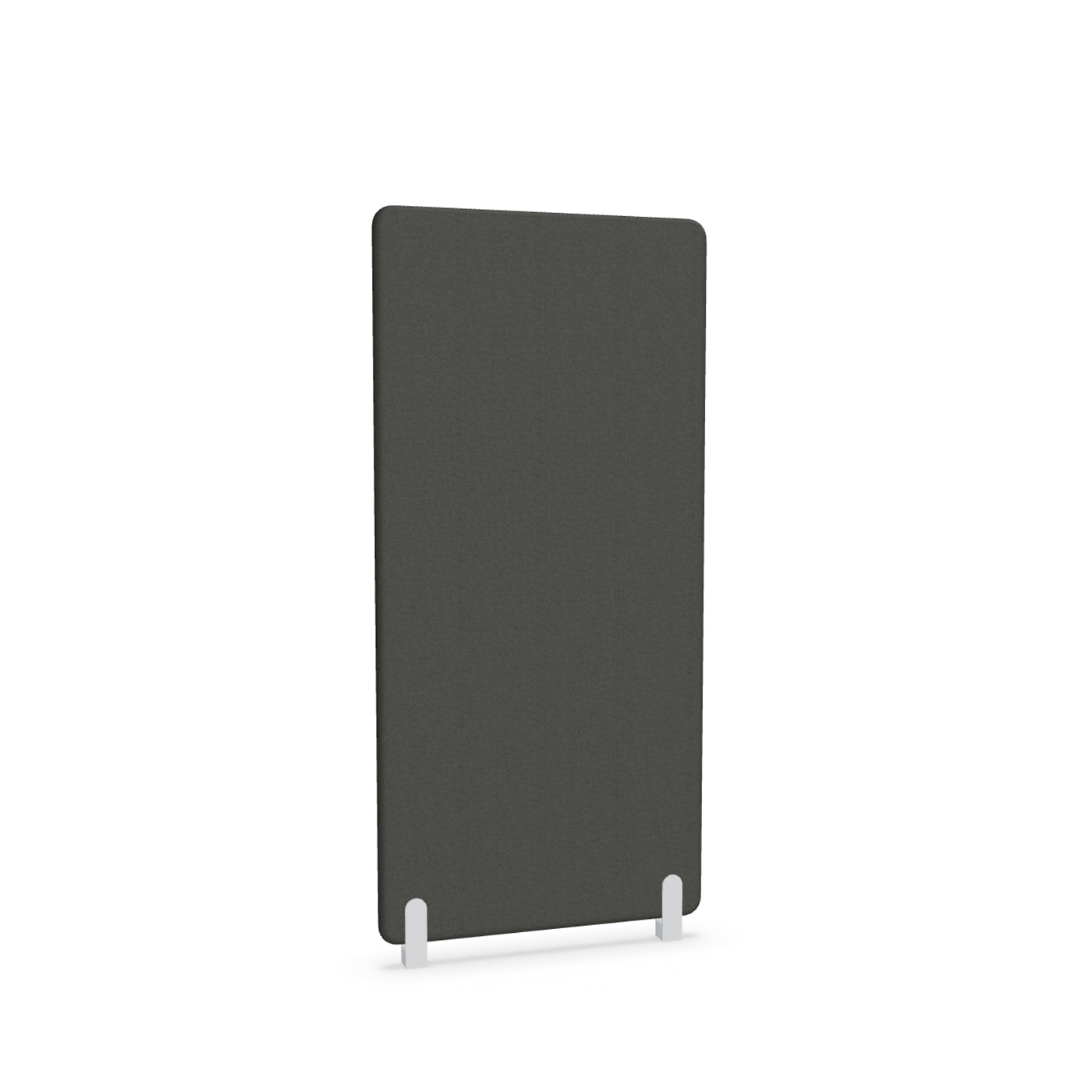 Image of Trennwand Mdd Sonic 80x165 cm, Distanzfüsse, Schwarz/Weiss, Neu