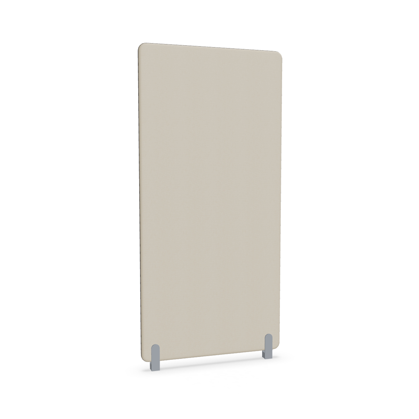 Image of Trennwand Mdd Sonic 90x185 cm, Distanzfüsse, Beige/Silbergrau, Neu