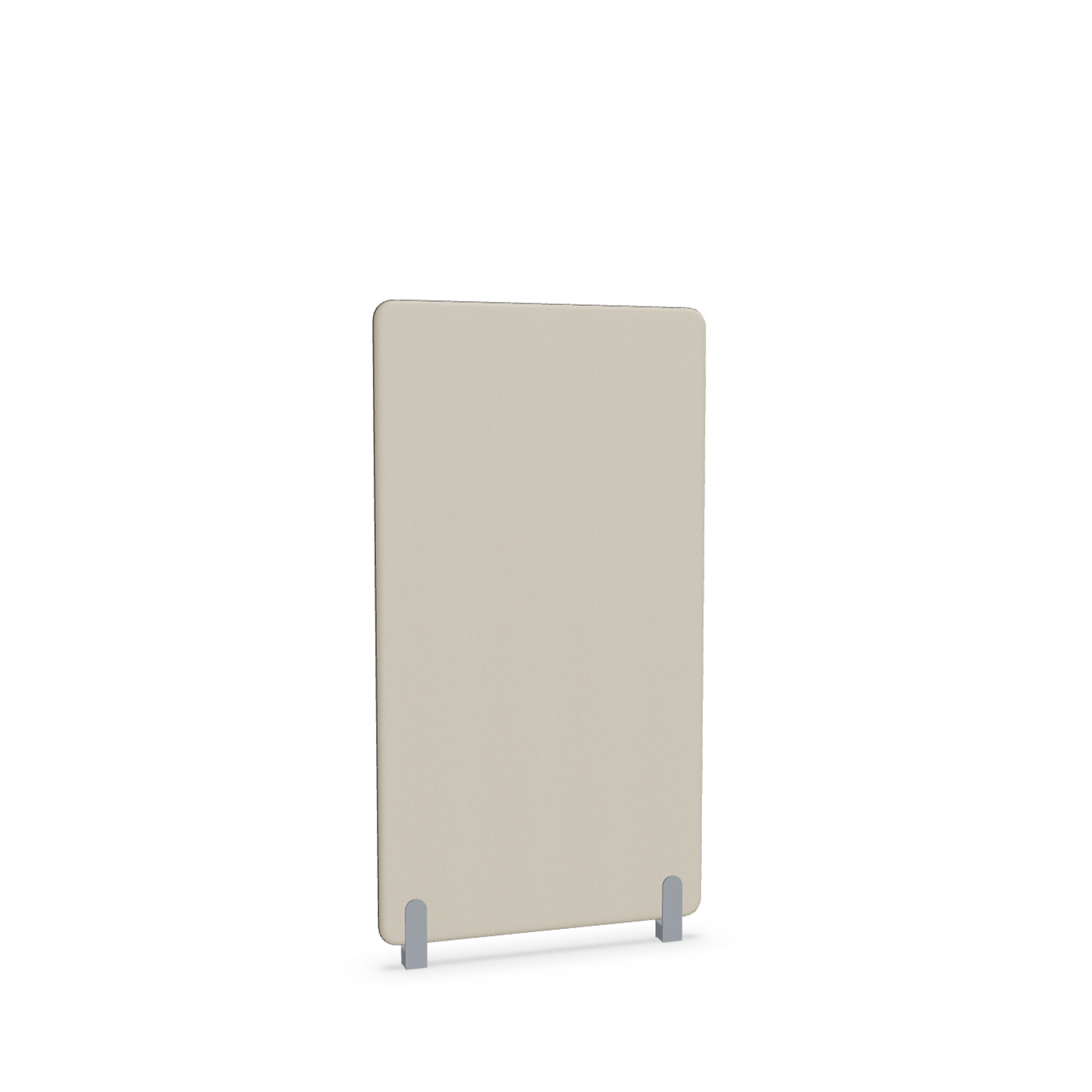 Image of Trennwand Mdd Sonic 80x145 cm, Distanzfüsse, Beige/Silbergrau, Neu