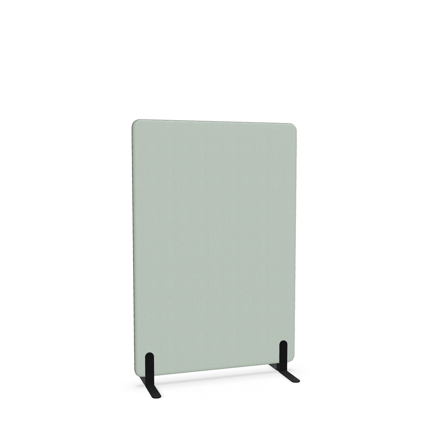 Image of Trennwand Mdd Sonic 100x145 cm, Freistehende Füsse, Grün/Schwarz, Neu