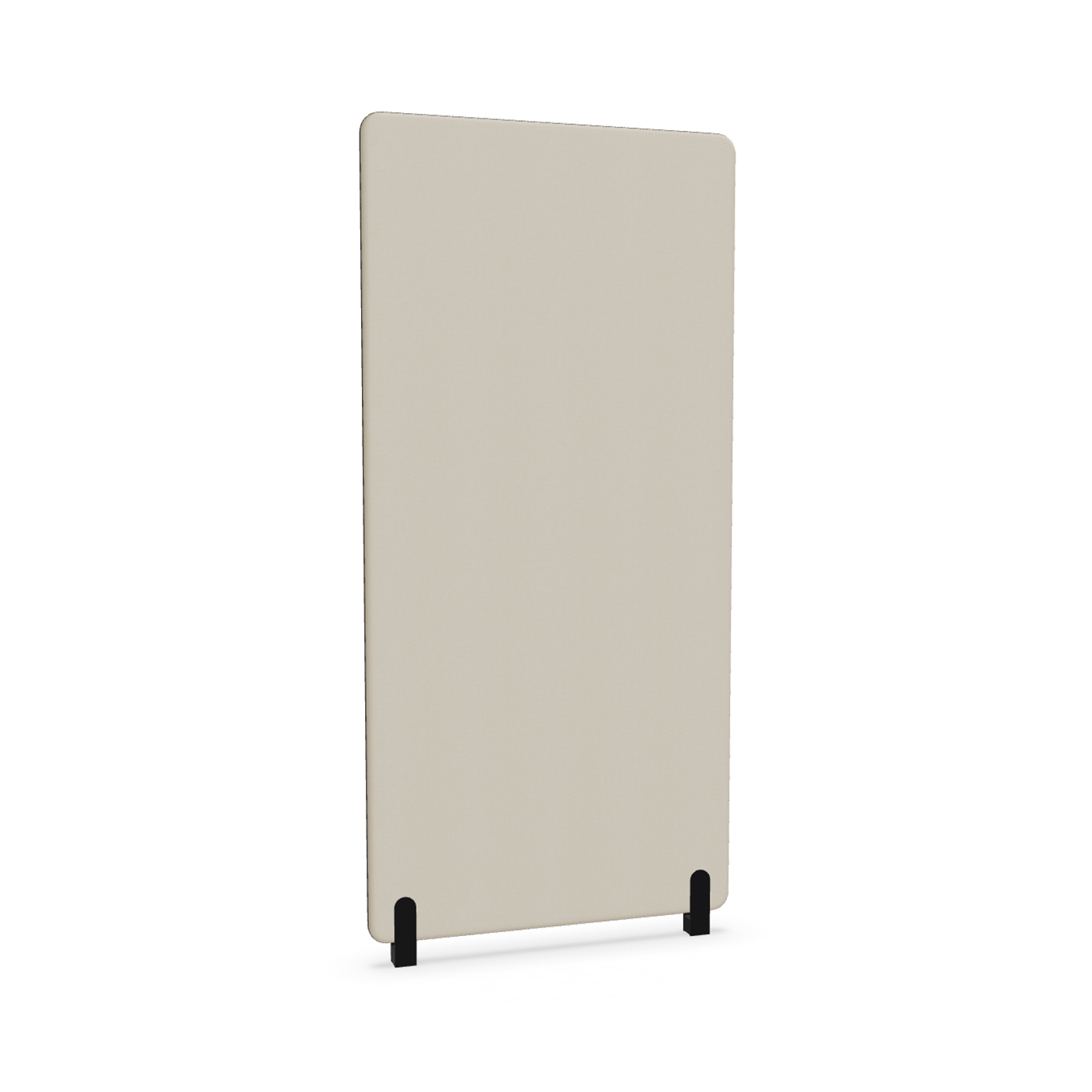 Trennwand Mdd Sonic 90x185 cm, Distanzfüsse, Beige/Schwarz, Neu