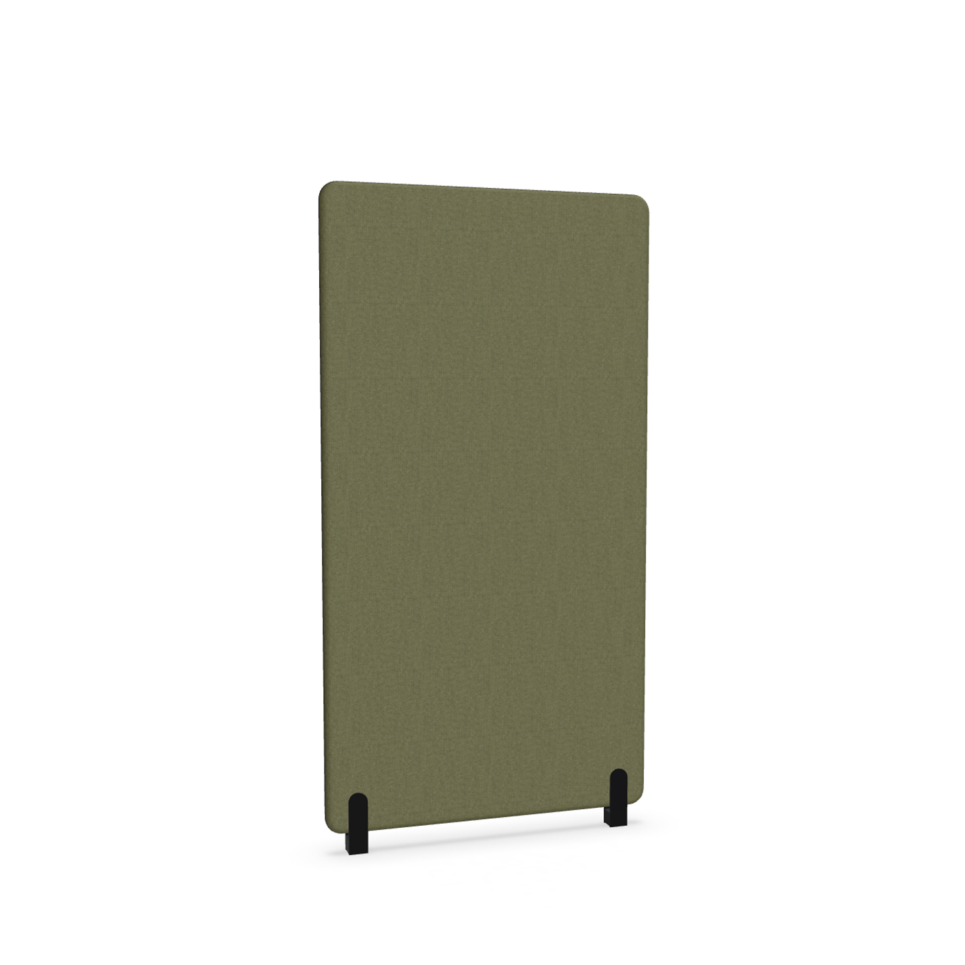 Trennwand Mdd Sonic 90x165 cm, Distanzfüsse, Olivgrün/Schwarz, Neu