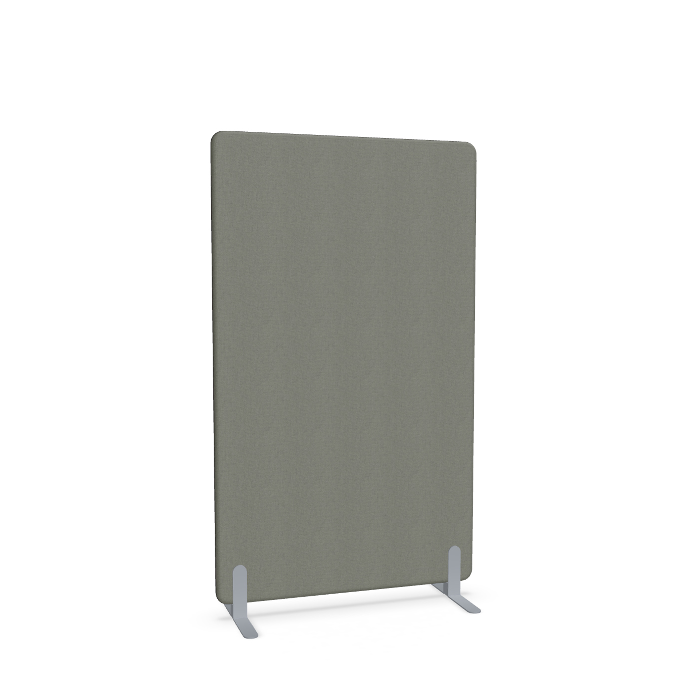 Image of Trennwand Mdd Sonic 100x165 cm, Freistehende Füsse, Anthrazit/Silbergrau, Neu