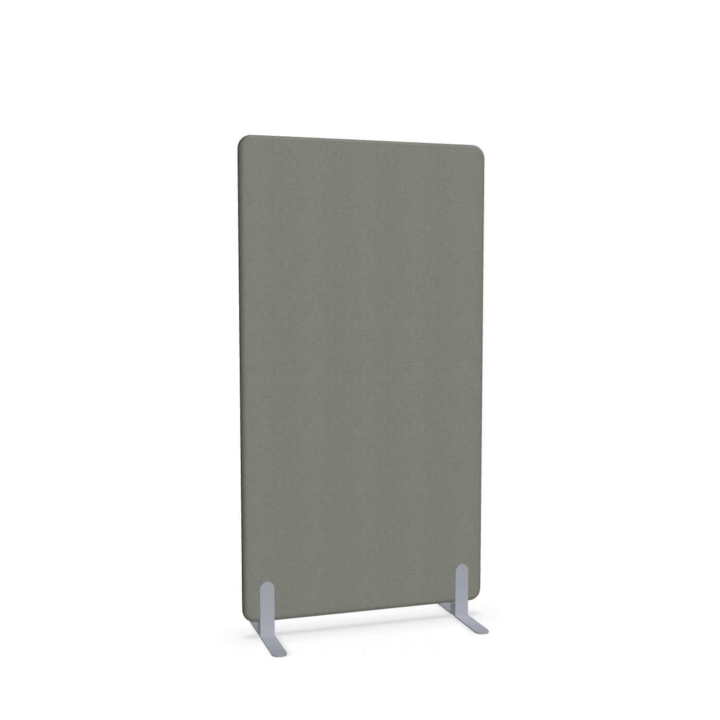Trennwand Mdd Sonic 90x165 cm, Freistehende Füsse, Anthrazit/Silbergrau, Neu