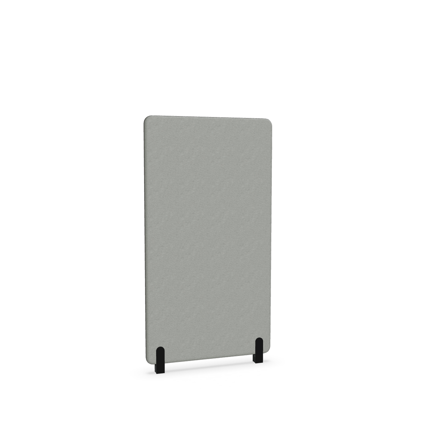 Image of Trennwand Mdd Sonic 80x145 cm, Distanzfüsse, Grau/Schwarz, Neu