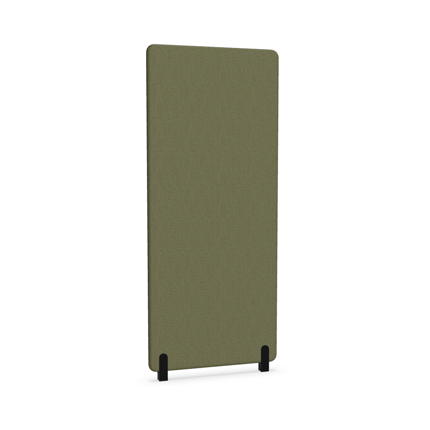 Image of Trennwand Mdd Sonic 80x185 cm, Distanzfüsse, Olivgrün/Schwarz, Neu