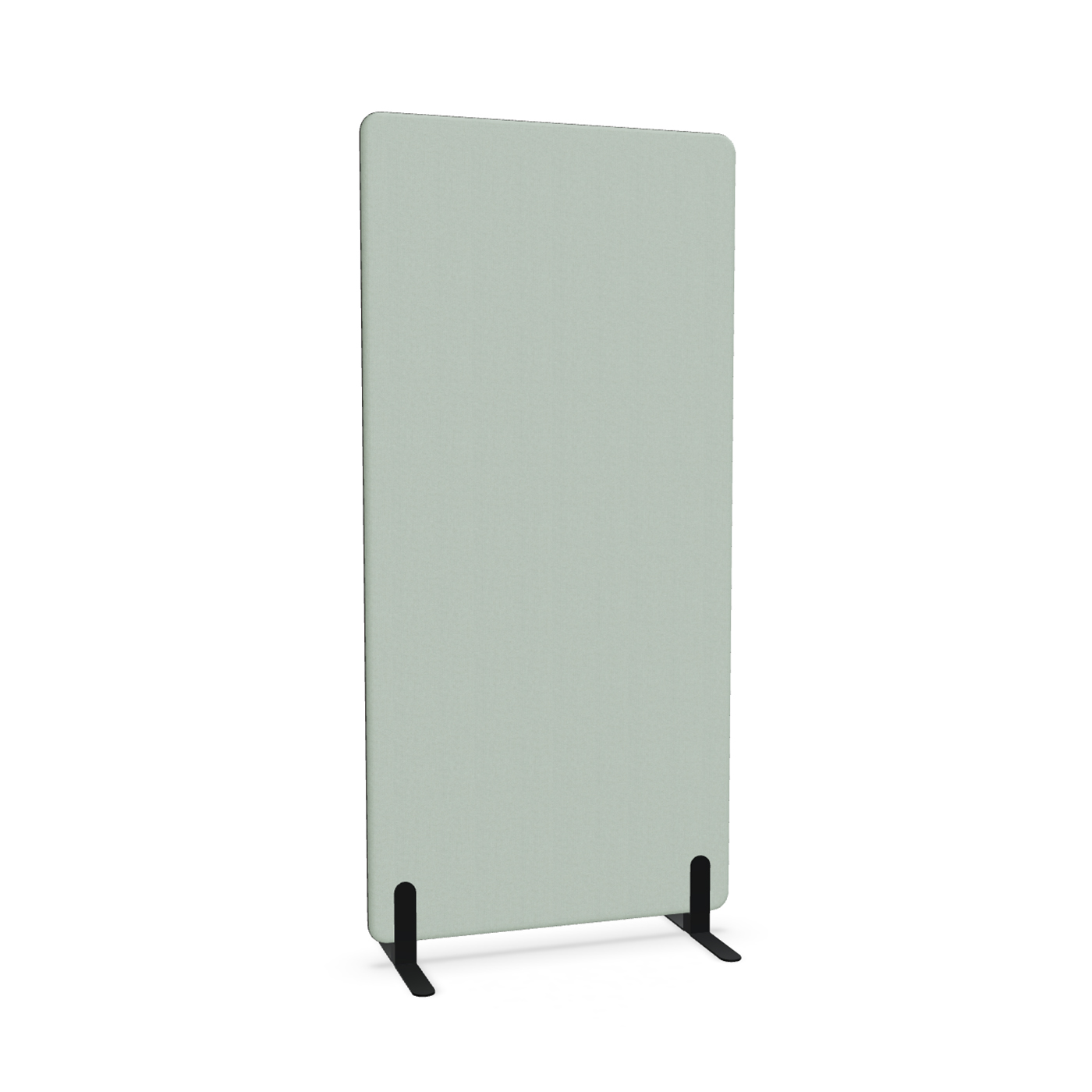 Image of Trennwand Mdd Sonic 90x185 cm, Freistehende Füsse, Grün/Schwarz, Neu