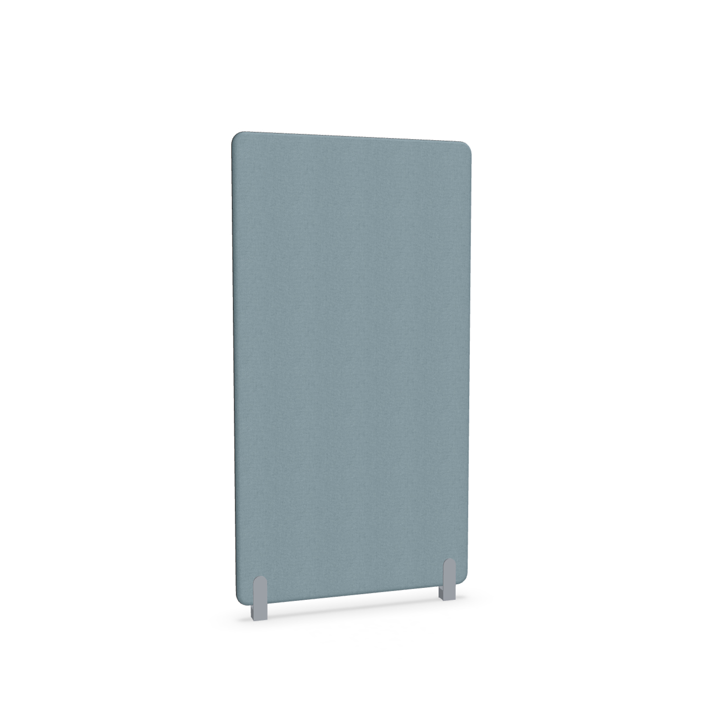 Trennwand Mdd Sonic 90x165 cm, Distanzfüsse, Blau/Silbergrau, Neu