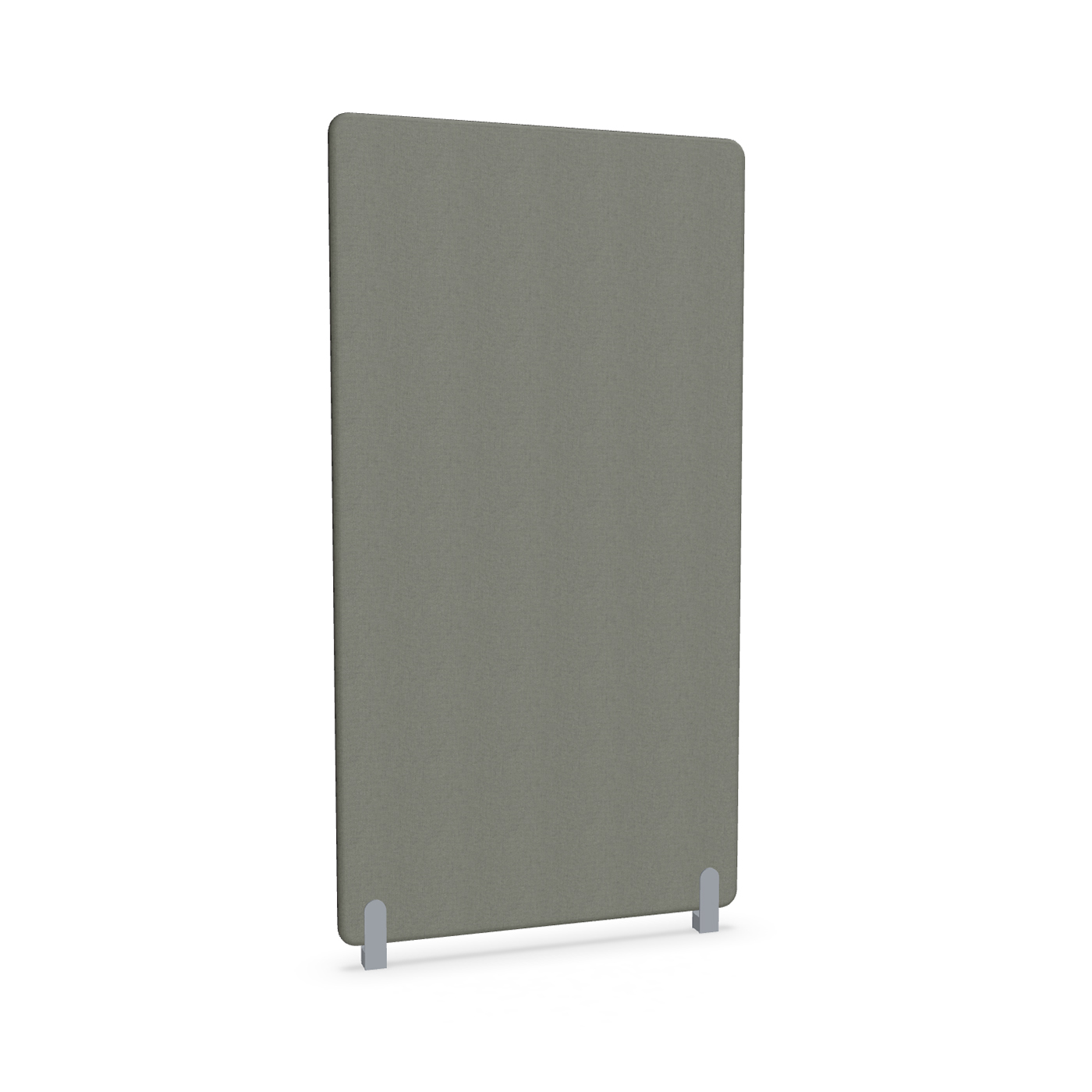 Image of Trennwand Mdd Sonic 100x185 cm, Distanzfüsse, Anthrazit/Silbergrau, Neu
