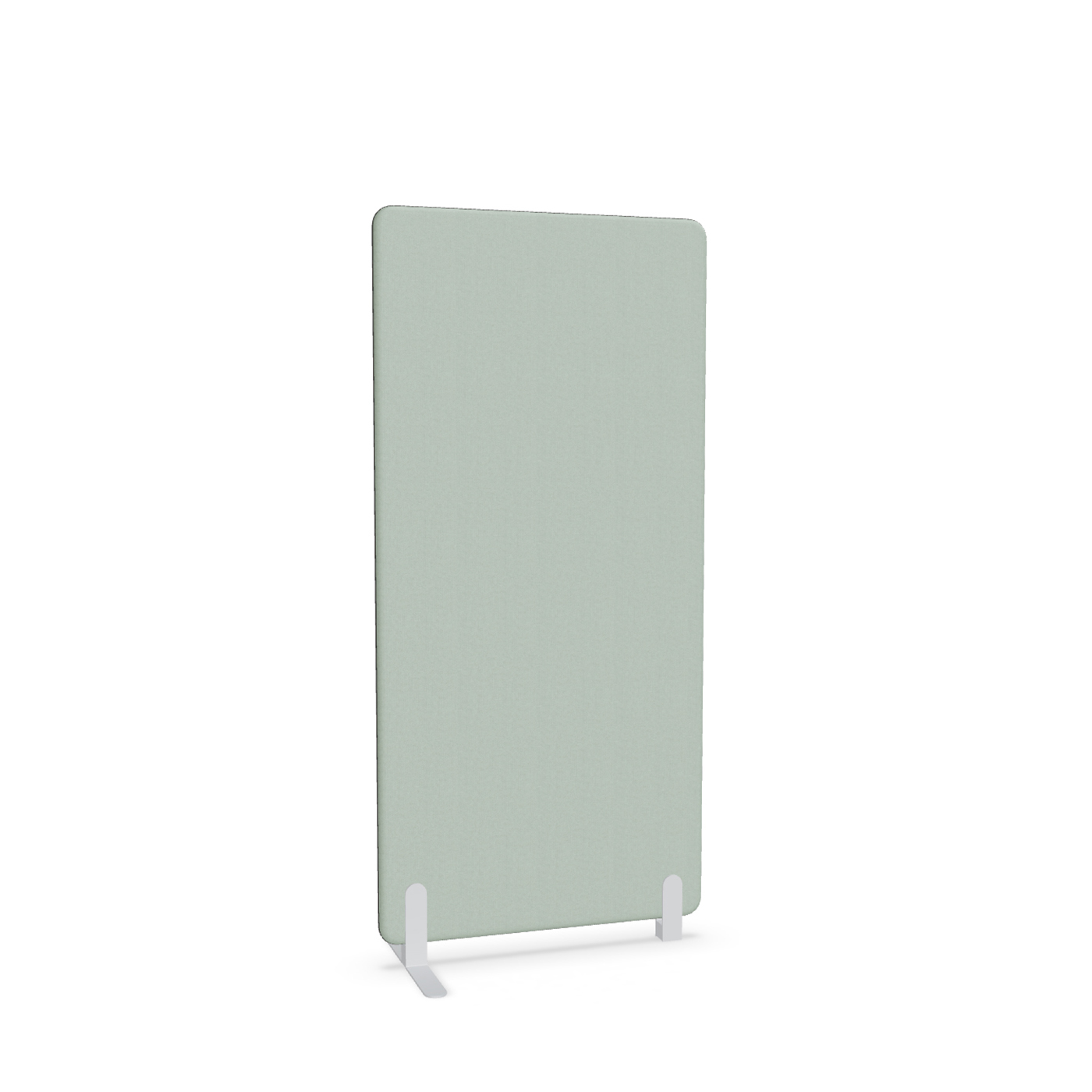 Image of Trennwand Mdd Sonic 80x165 cm, Freistehender Fuss und Distanzfuss, Grün/Weiss, Neu