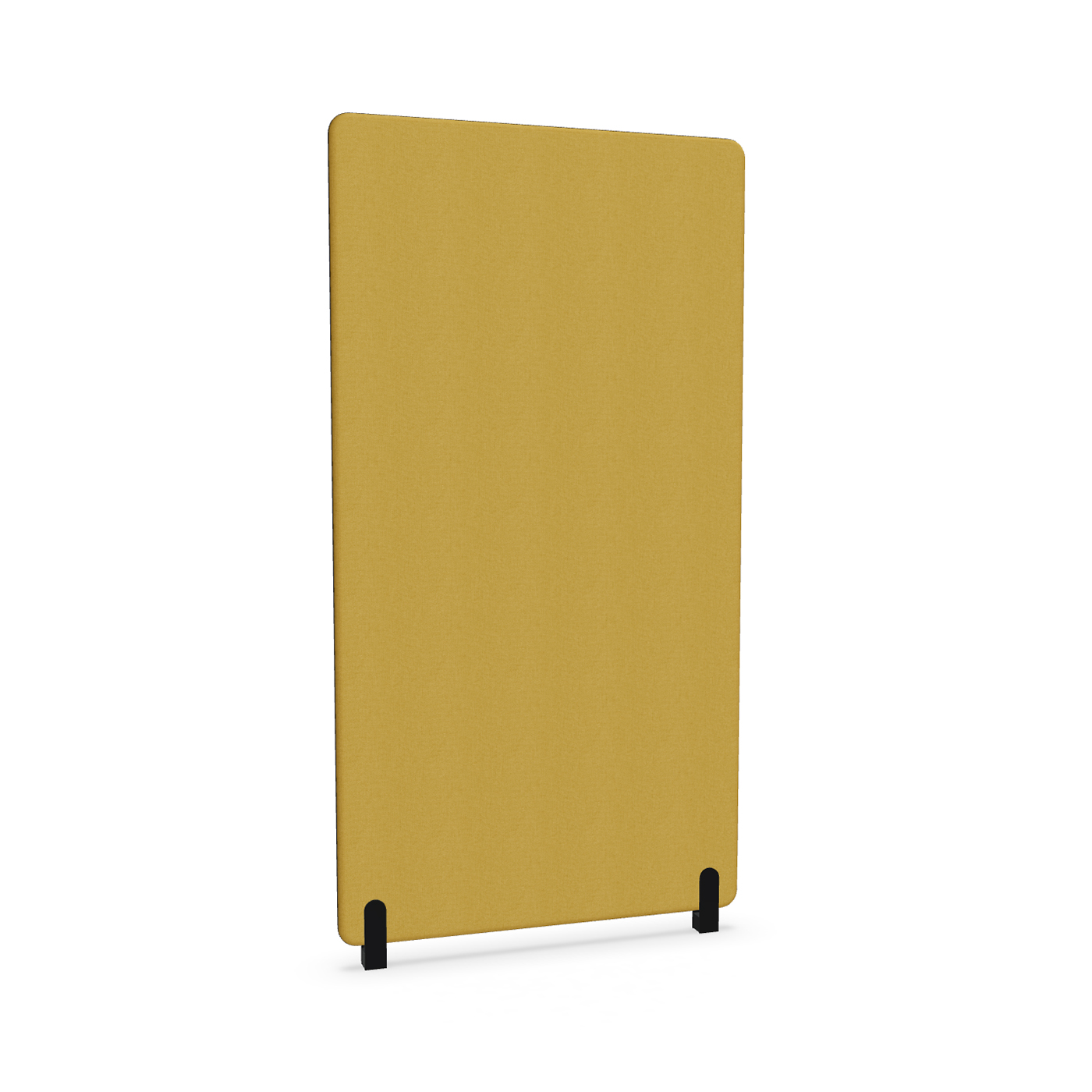 Image of Trennwand Mdd Sonic 100x185 cm, Distanzfüsse, Gelb/Schwarz, Neu