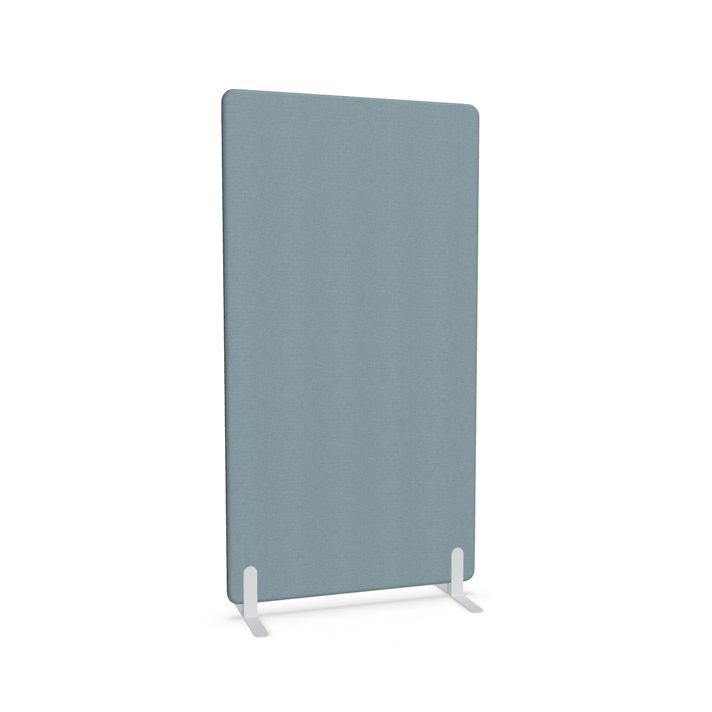 Image of Trennwand Mdd Sonic 100x185 cm, Freistehende Füsse, Blau/Weiss, Neu