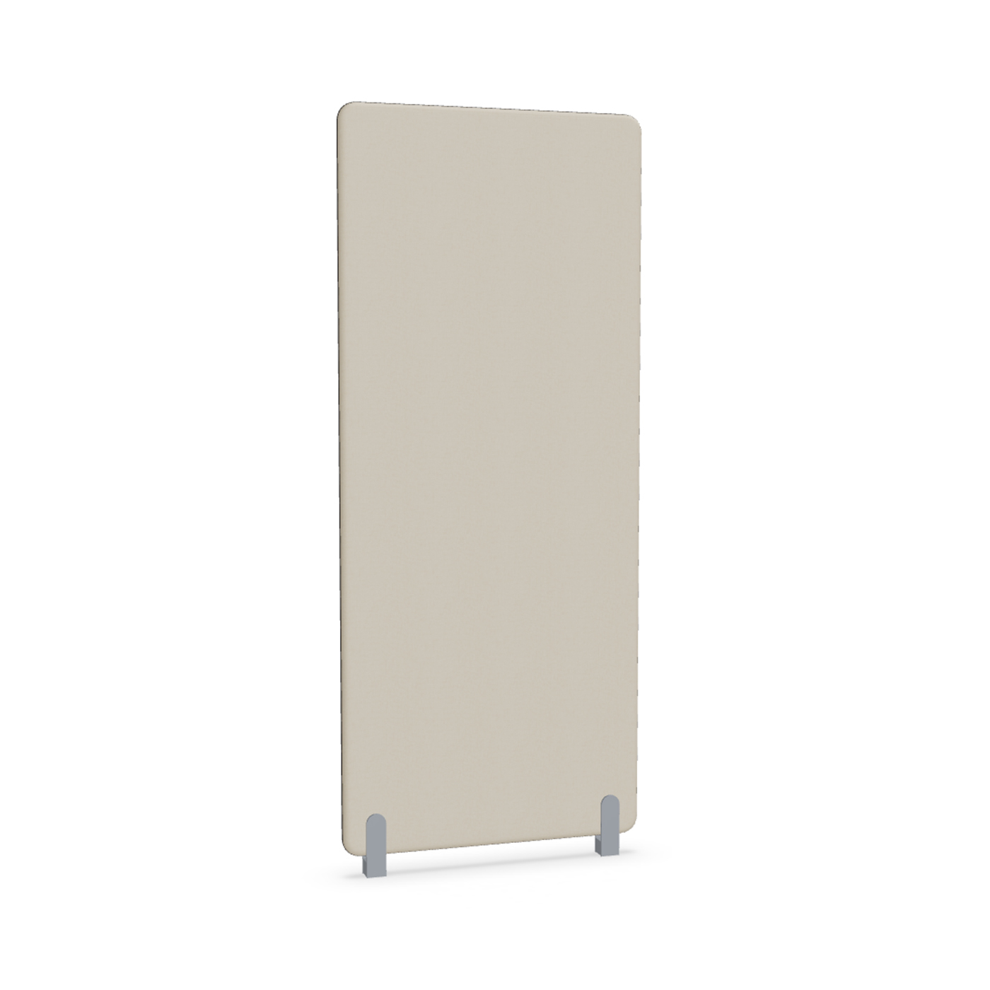 Image of Trennwand Mdd Sonic 80x185 cm, Distanzfüsse, Beige/Silbergrau, Neu