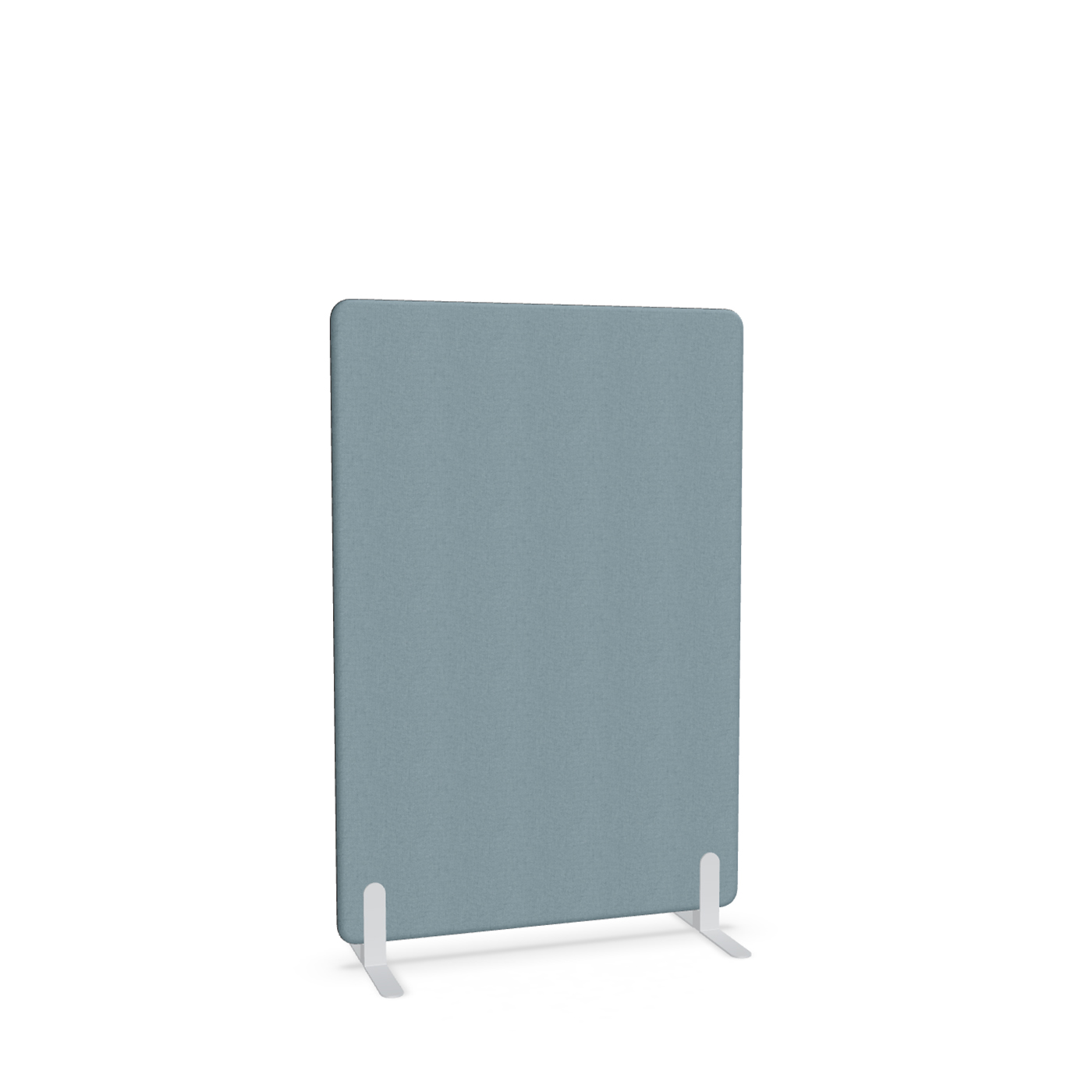 Image of Trennwand Mdd Sonic 100x145 cm, Freistehende Füsse, Blau/Weiss, Neu