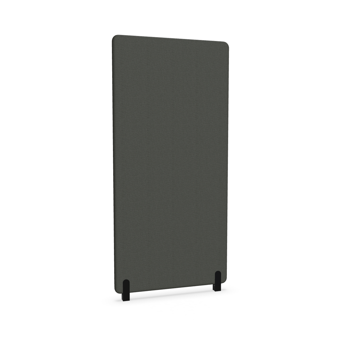 Image of Trennwand Mdd Sonic 90x185 cm, Distanzfüsse, Schwarz/Schwarz, Neu