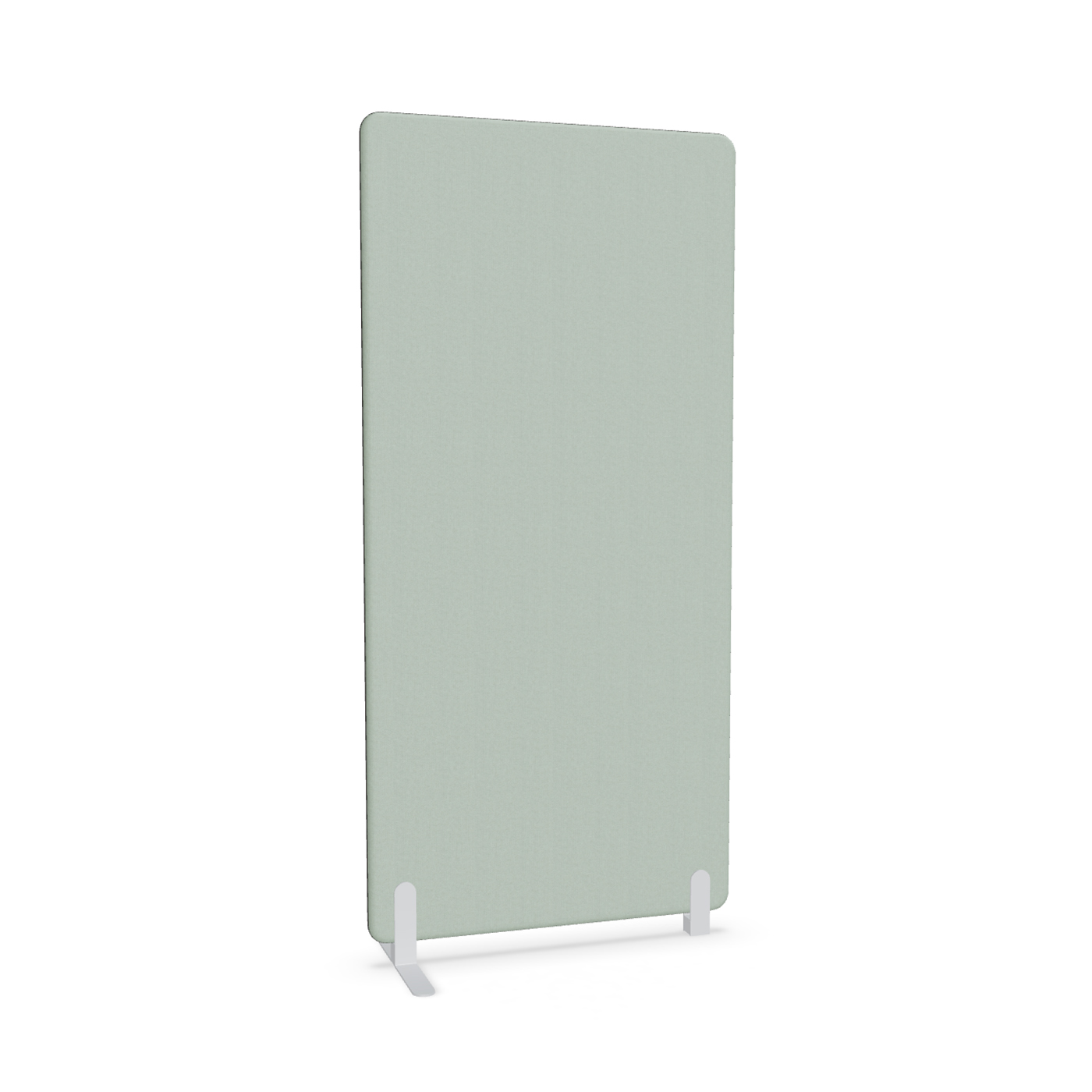 Image of Trennwand Mdd Sonic 90x185 cm, Freistehender Fuss und Distanzfuss, Grün/Weiss, Neu
