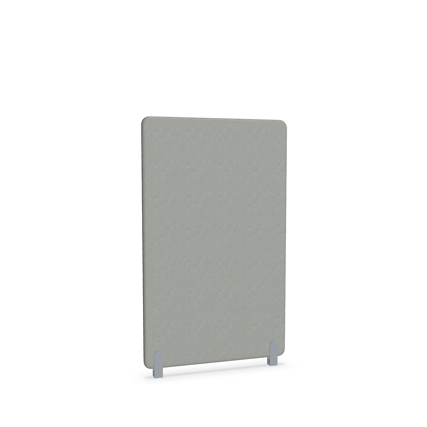 Image of Trennwand Mdd Sonic 90x145 cm, Distanzfüsse, Grau/Silbergrau, Neu