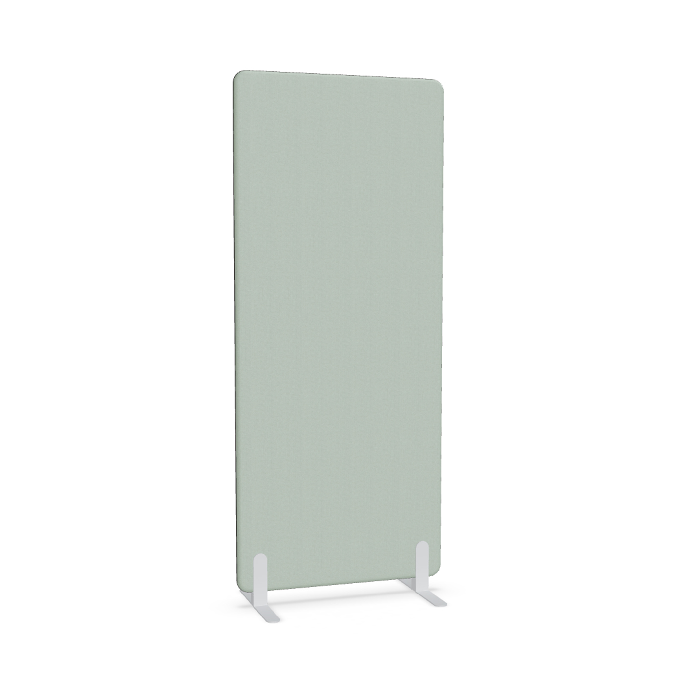 Image of Trennwand Mdd Sonic 80x185 cm, Freistehende Füsse, Grün/Weiss, Neu