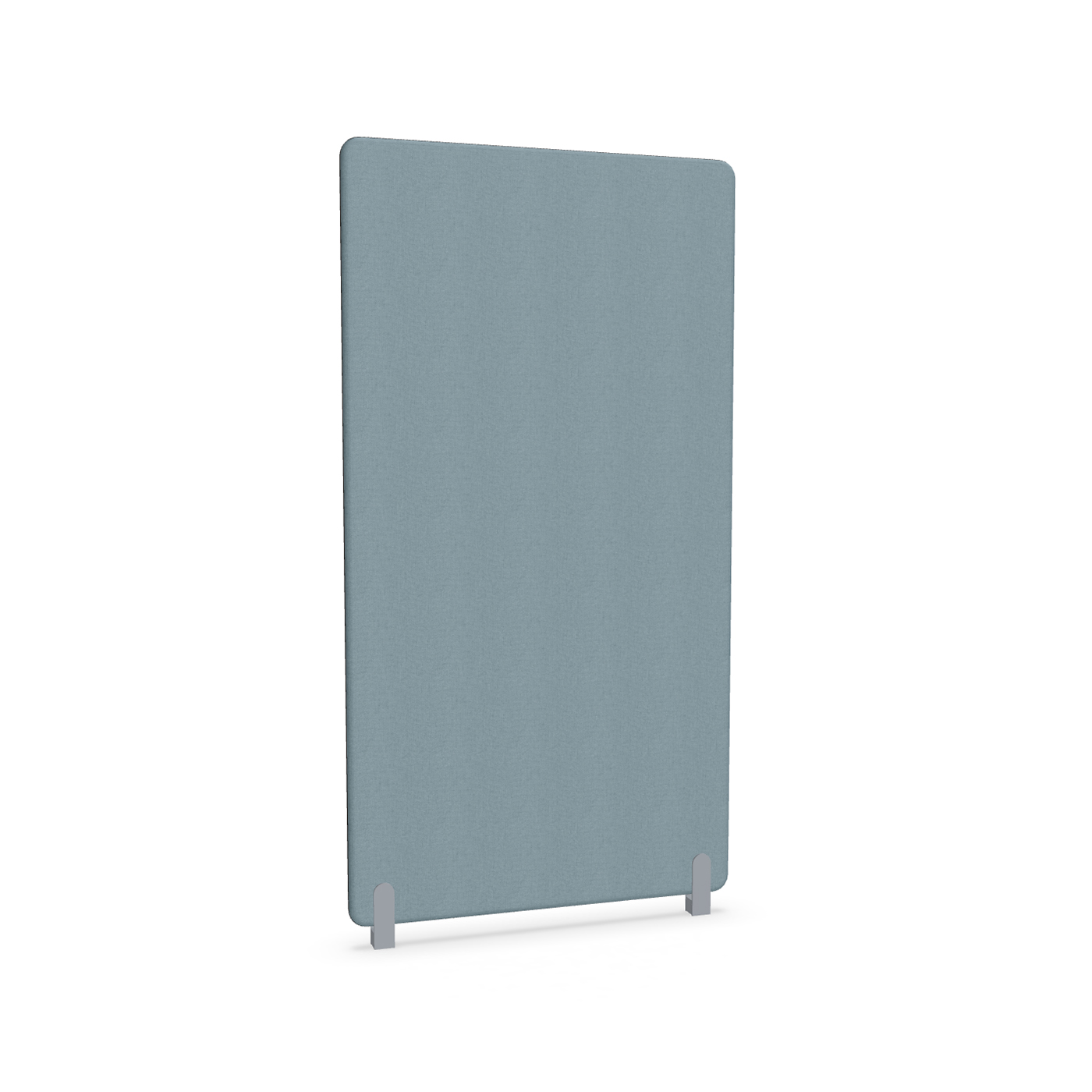 Image of Trennwand Mdd Sonic 100x185 cm, Distanzfüsse, Blau/Silbergrau, Neu