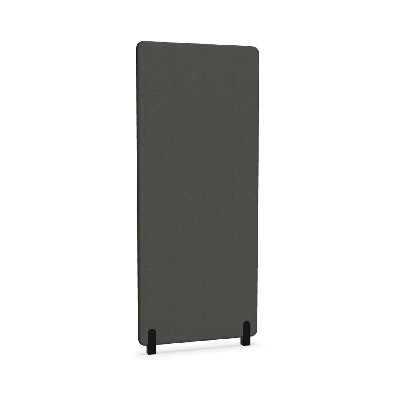 Image of Trennwand Mdd Sonic 80x185 cm, Distanzfüsse, Schwarz/Schwarz, Neu