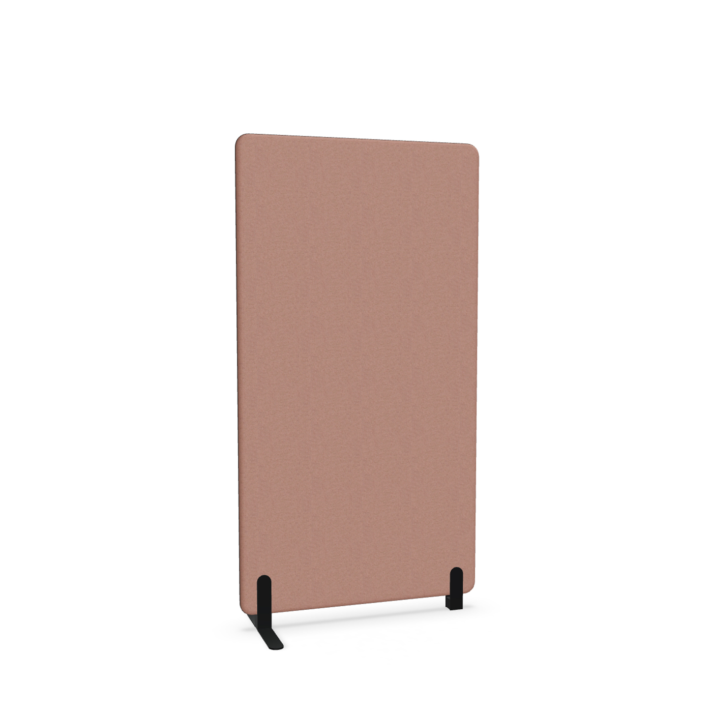Image of Trennwand Mdd Sonic 90x165 cm, Freistehender Fuss und Distanzfuss, Rosa/Schwarz, Neu