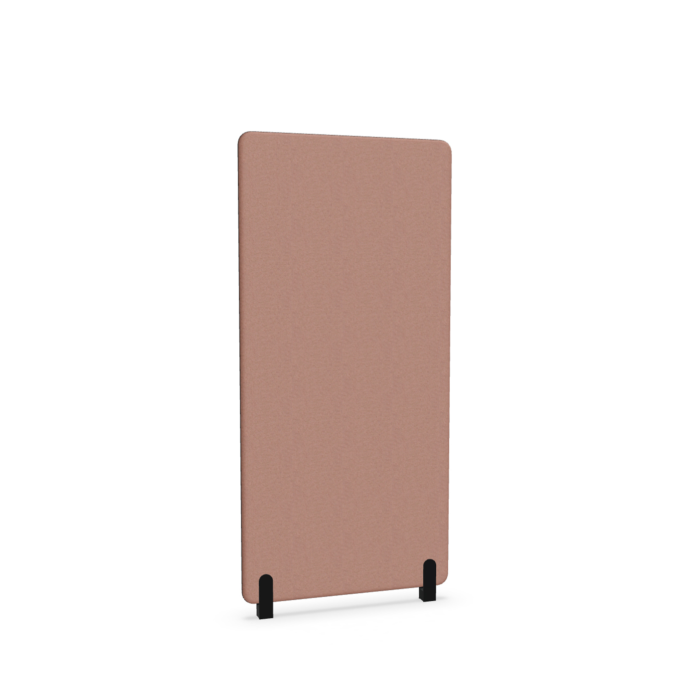 Image of Trennwand Mdd Sonic 80x165 cm, Distanzfüsse, Rosa/Schwarz, Neu
