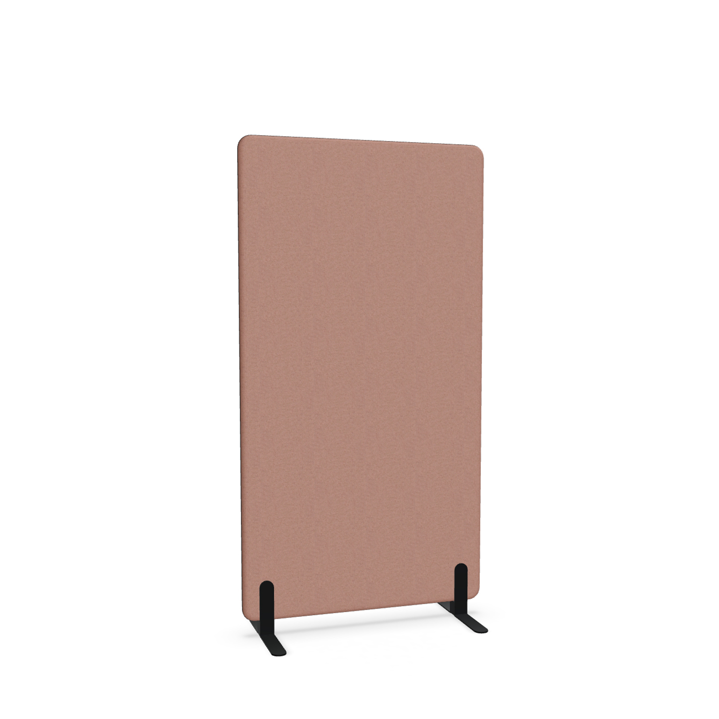 Image of Trennwand Mdd Sonic 90x165 cm, Freistehende Füsse, Rosa/Schwarz, Neu