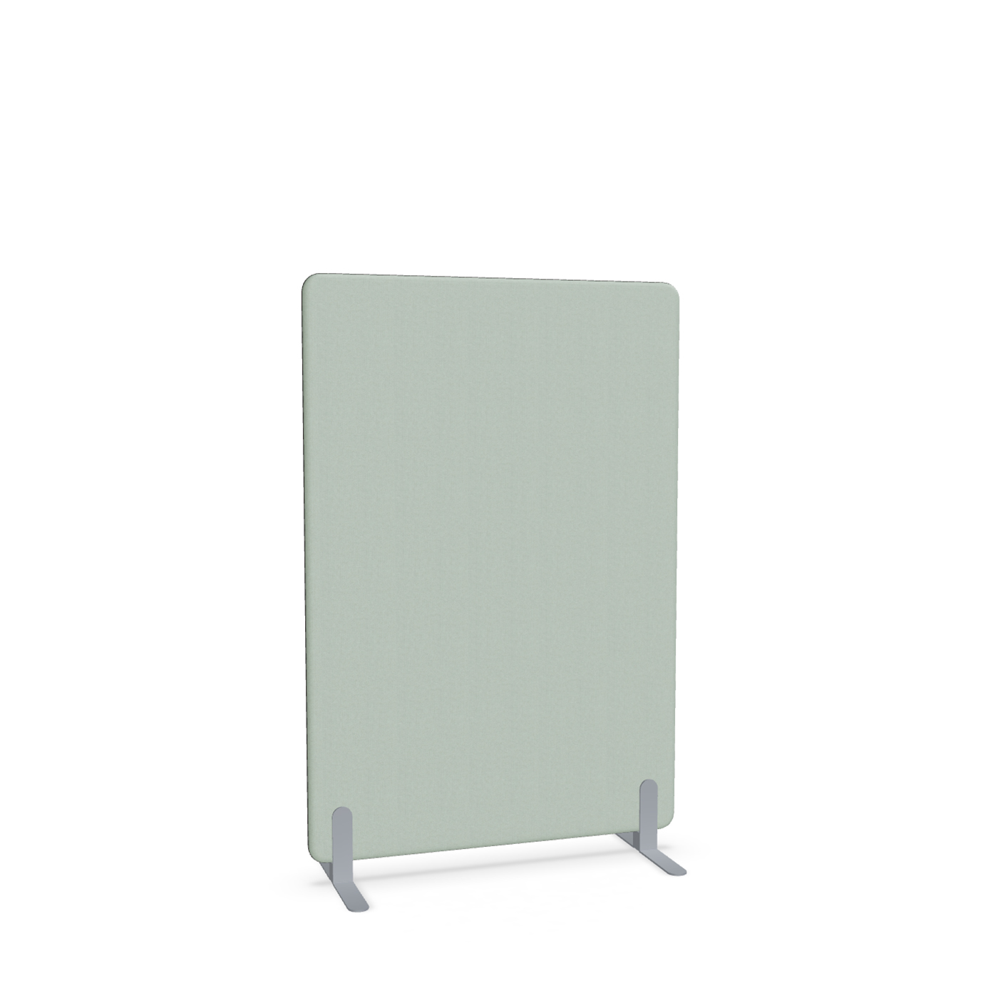 Image of Trennwand Mdd Sonic 100x145 cm, Freistehende Füsse, Grün/Silbergrau, Neu