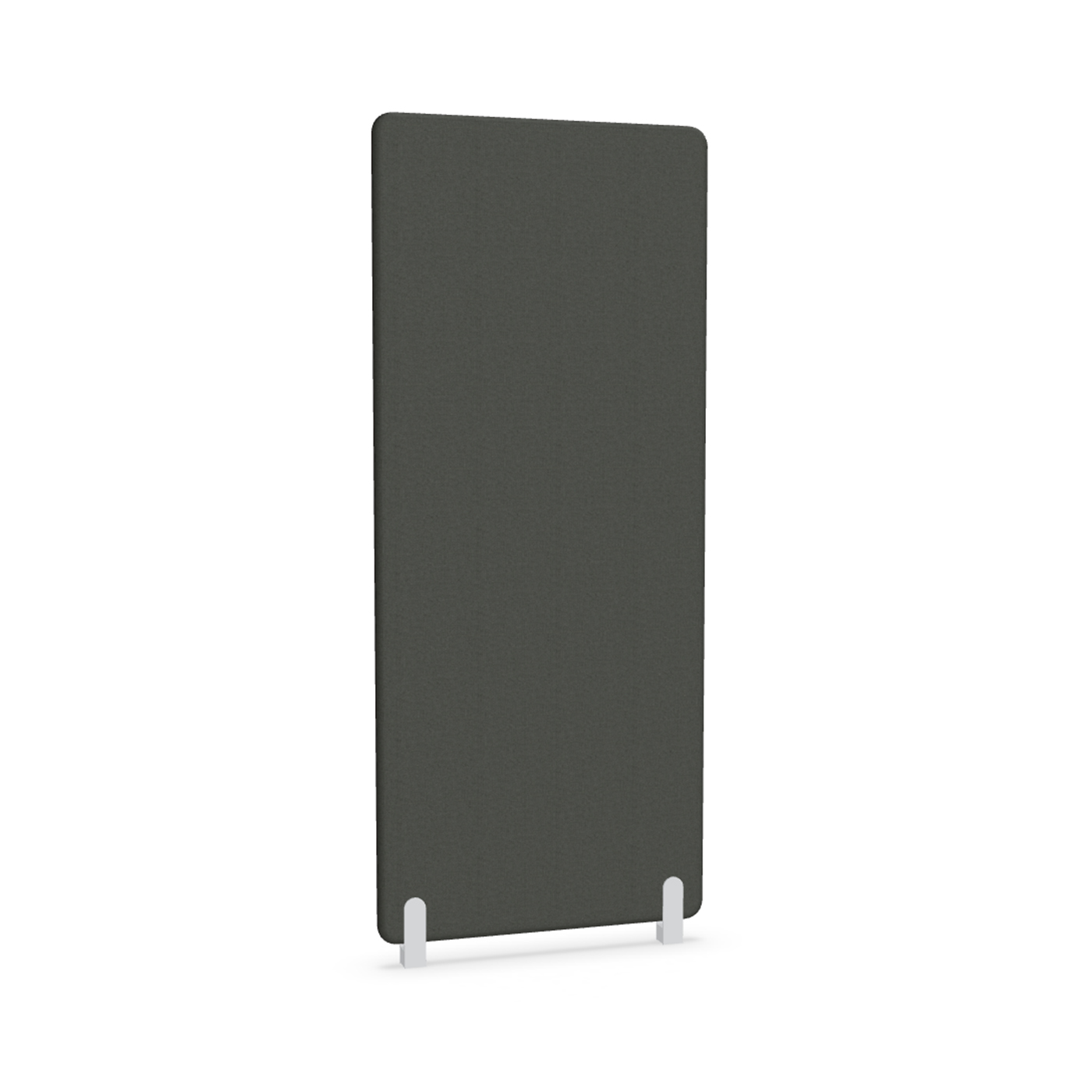 Image of Trennwand Mdd Sonic 80x185 cm, Distanzfüsse, Schwarz/Weiss, Neu