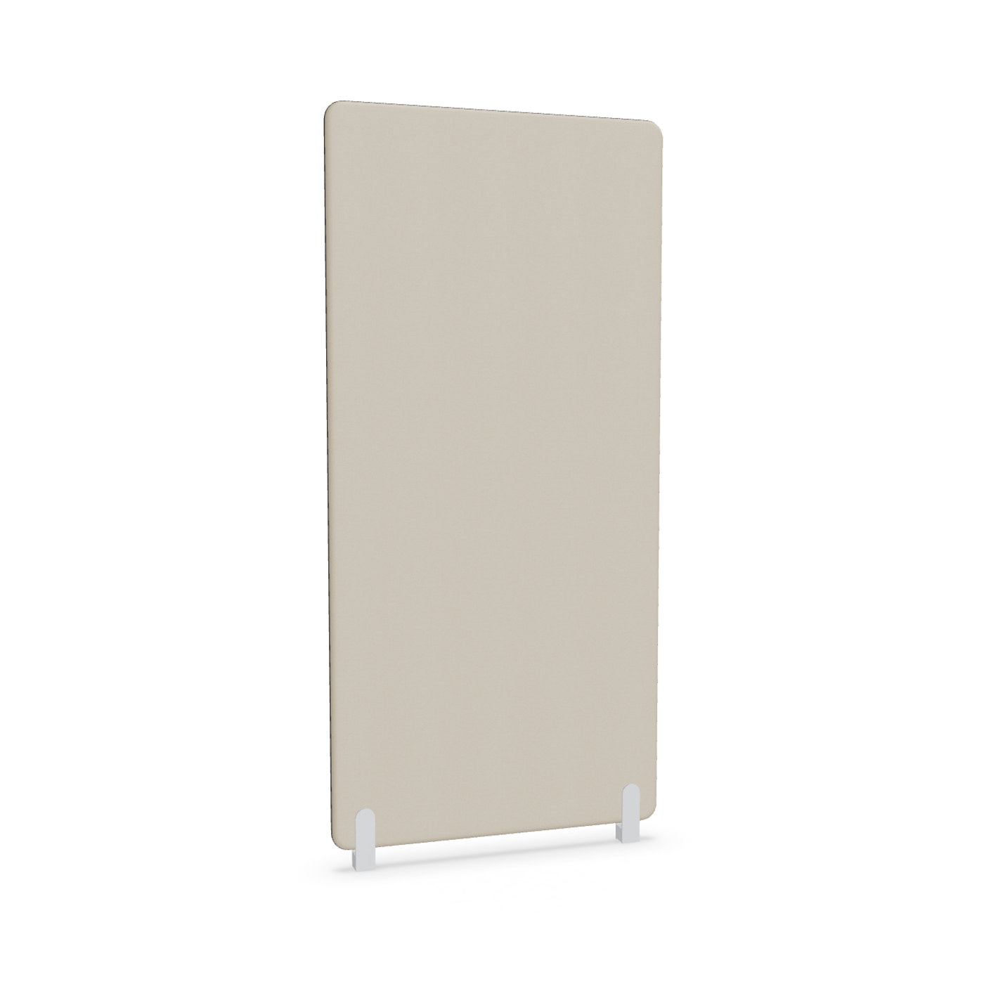 Image of Trennwand Mdd Sonic 90x185 cm, Distanzfüsse, Beige/Weiss, Neu