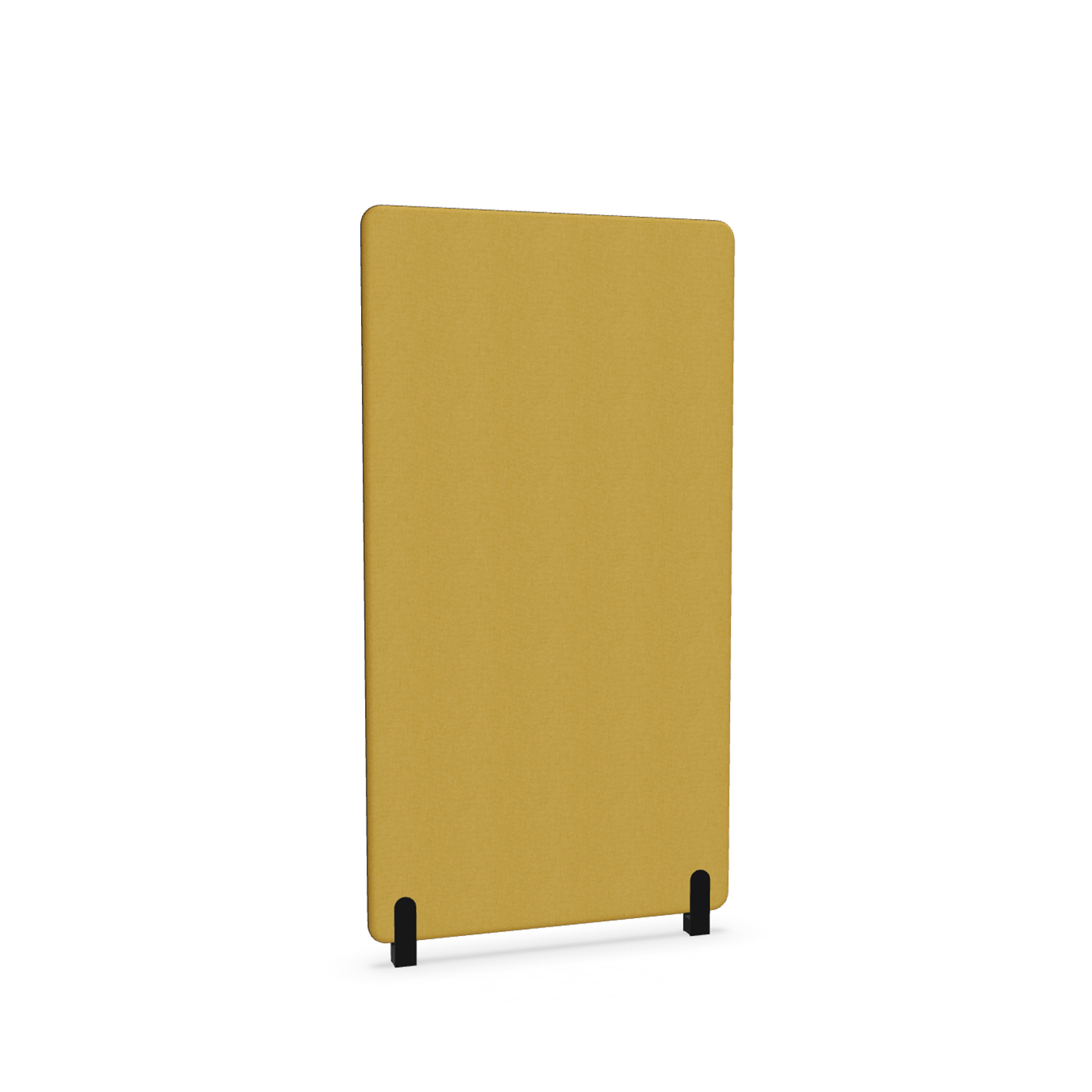 Image of Trennwand Mdd Sonic 90x165 cm, Distanzfüsse, Gelb/Schwarz, Neu