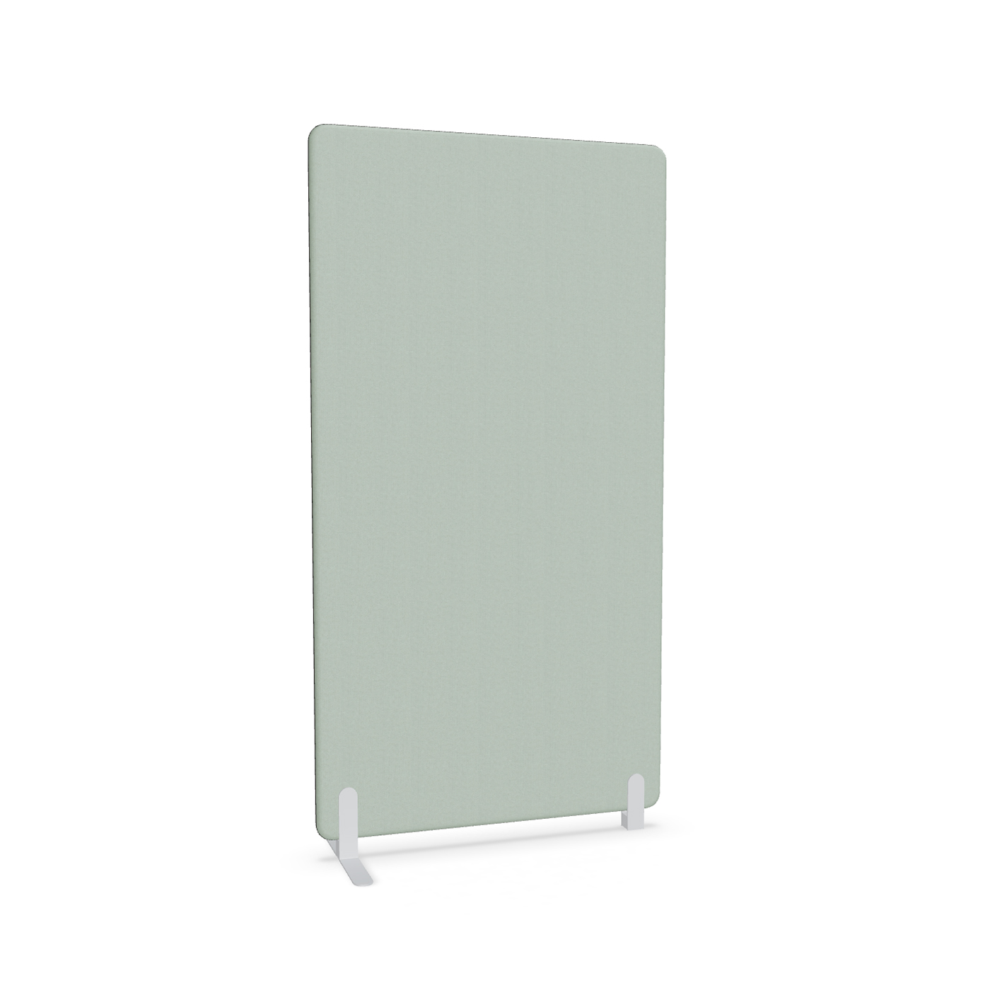 Image of Trennwand Mdd Sonic 100x185 cm, Freistehender Fuss und Distanzfuss, Grün/Weiss, Neu