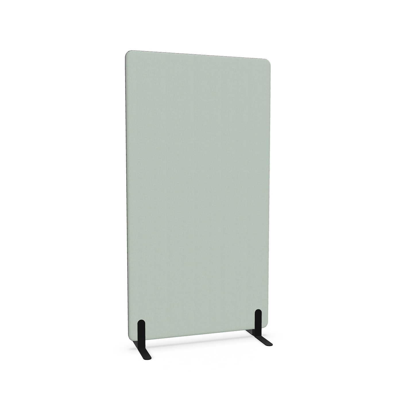 Image of Trennwand Mdd Sonic 100x185 cm, Freistehende Füsse, Grün/Schwarz, Neu